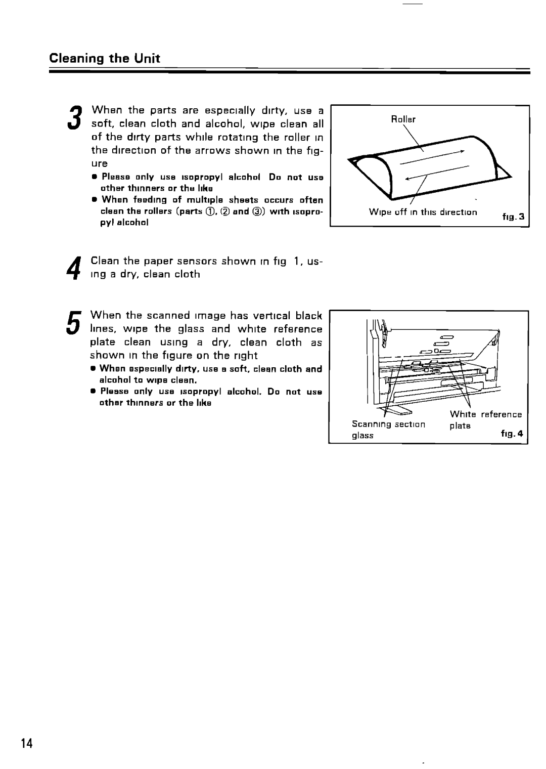 Panasonic KV-SS25U, KV-SS25G manual 