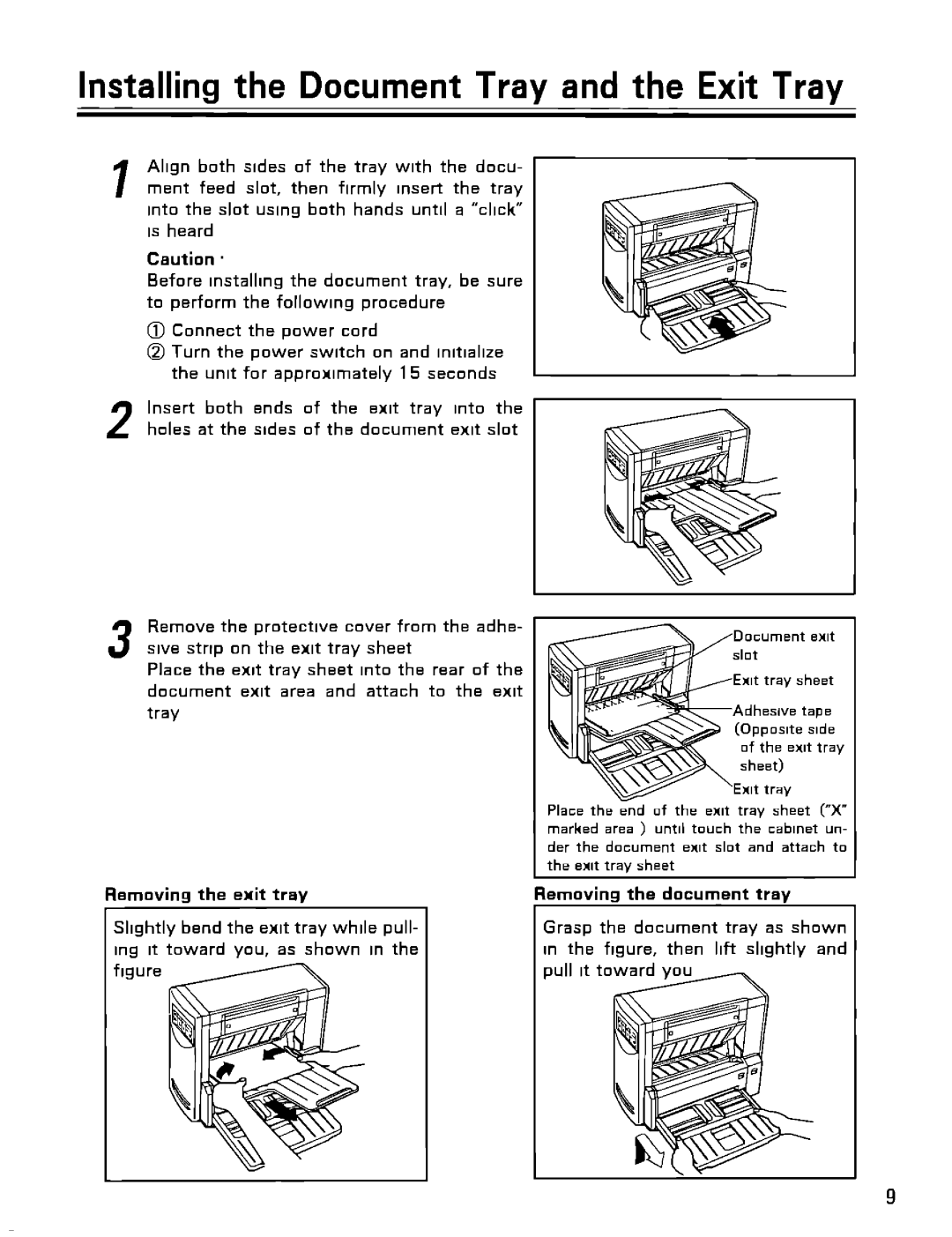 Panasonic KV-SS25U, KV-SS25G manual 