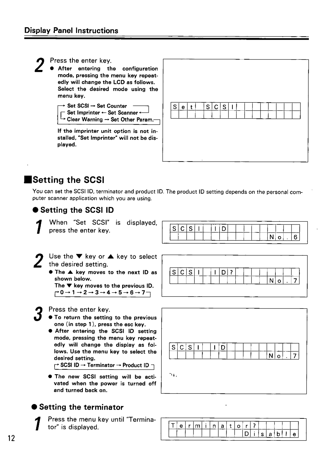 Panasonic KV-SS855D manual 