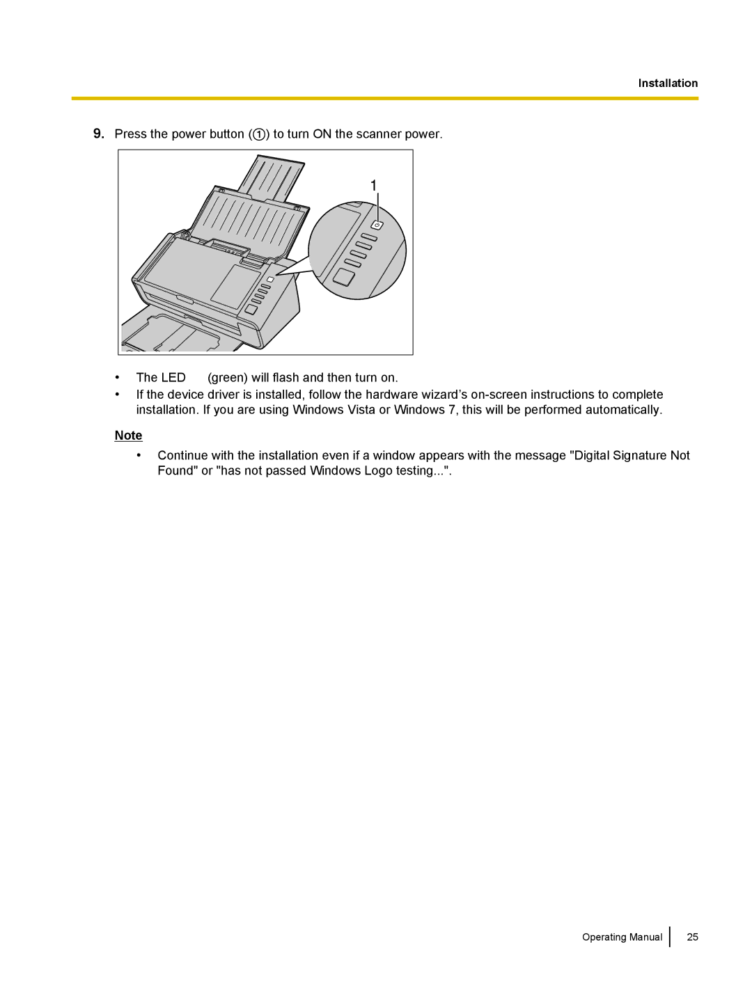 Panasonic KC-S1026C, KVS1015C manual Installation 