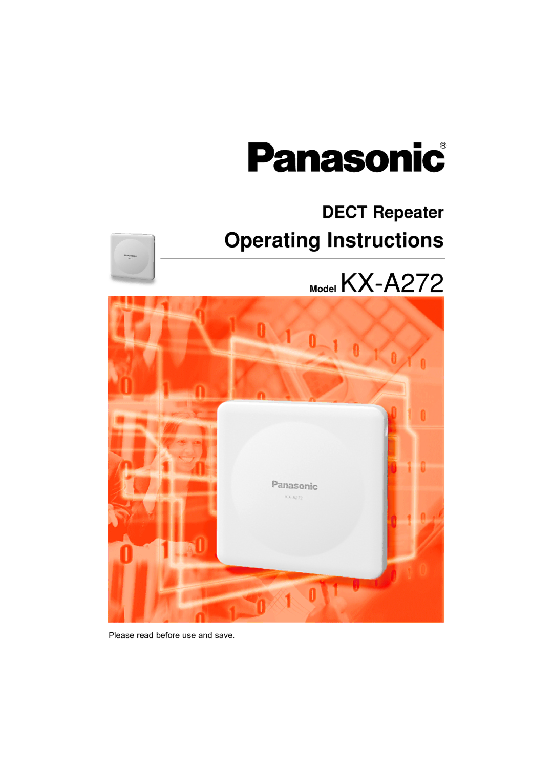 Panasonic operating instructions Model KX-A272 