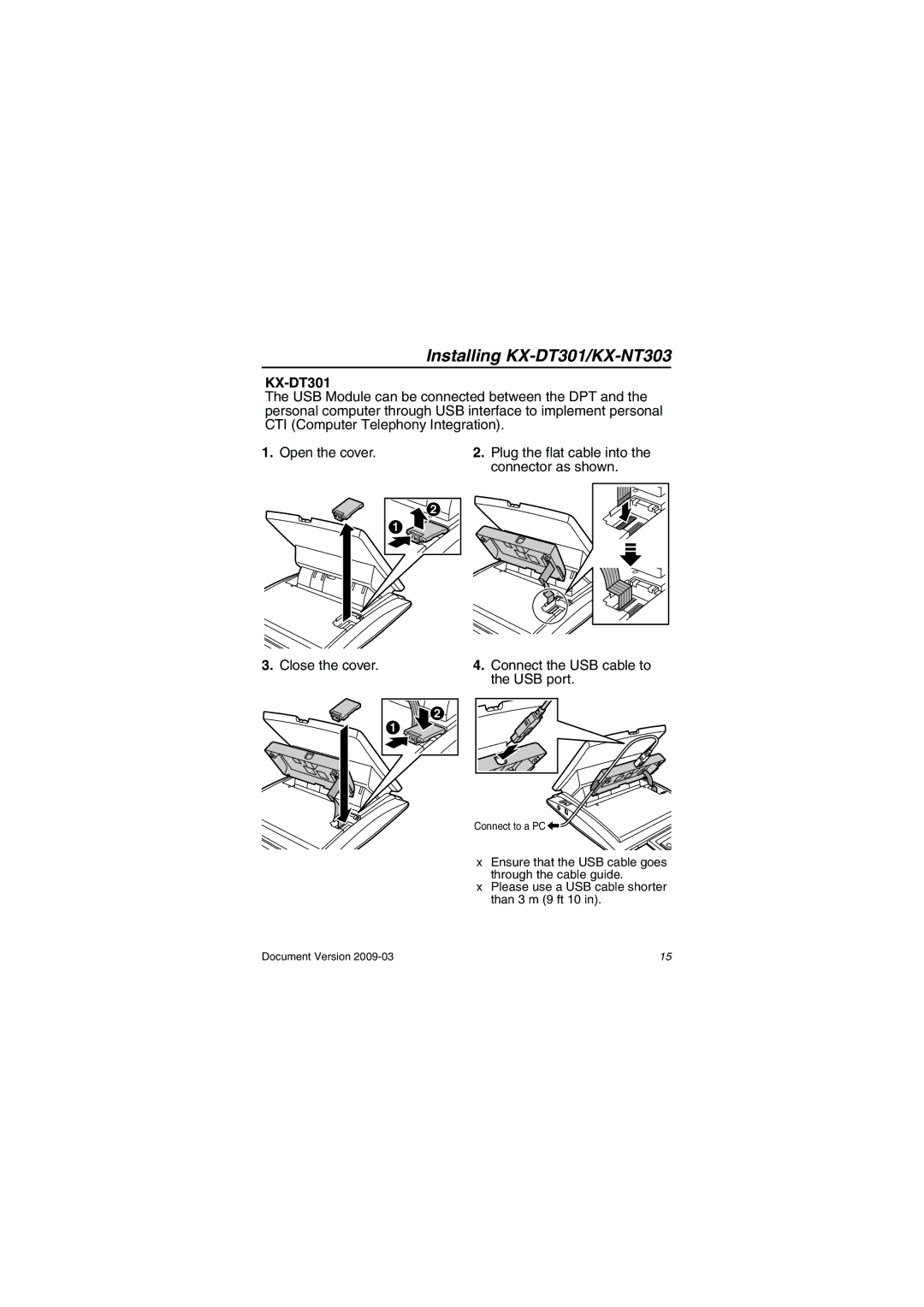 Panasonic KX-DT346, KX-DT343, KX-DT333 manual KX-DT301 