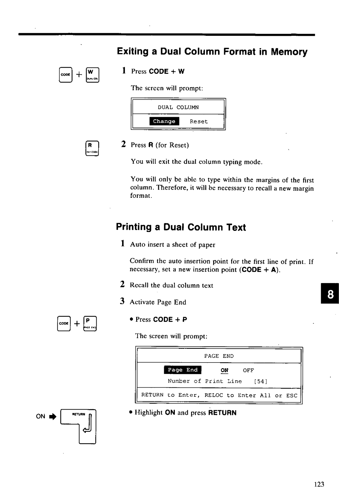 Panasonic KX-E2500 manual 