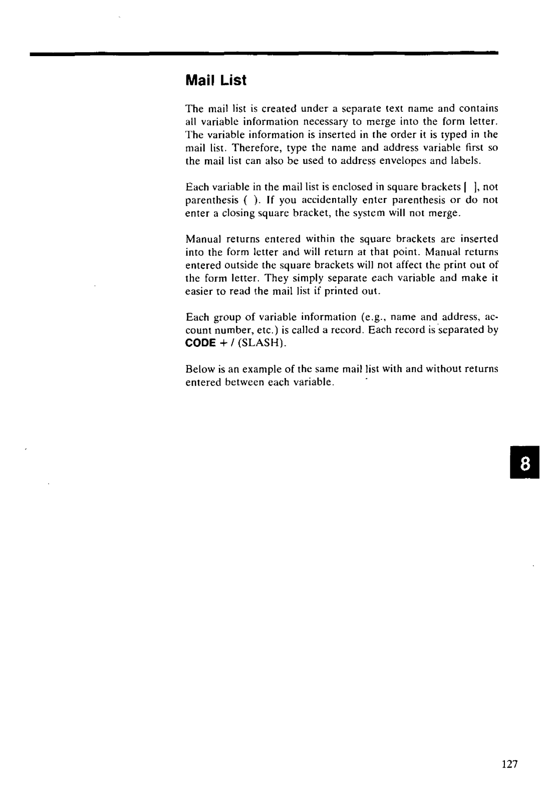 Panasonic KX-E2500 manual 