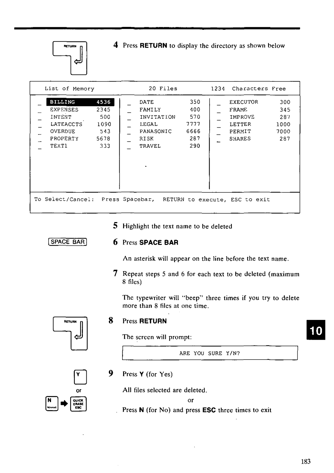 Panasonic KX-E2500 manual 