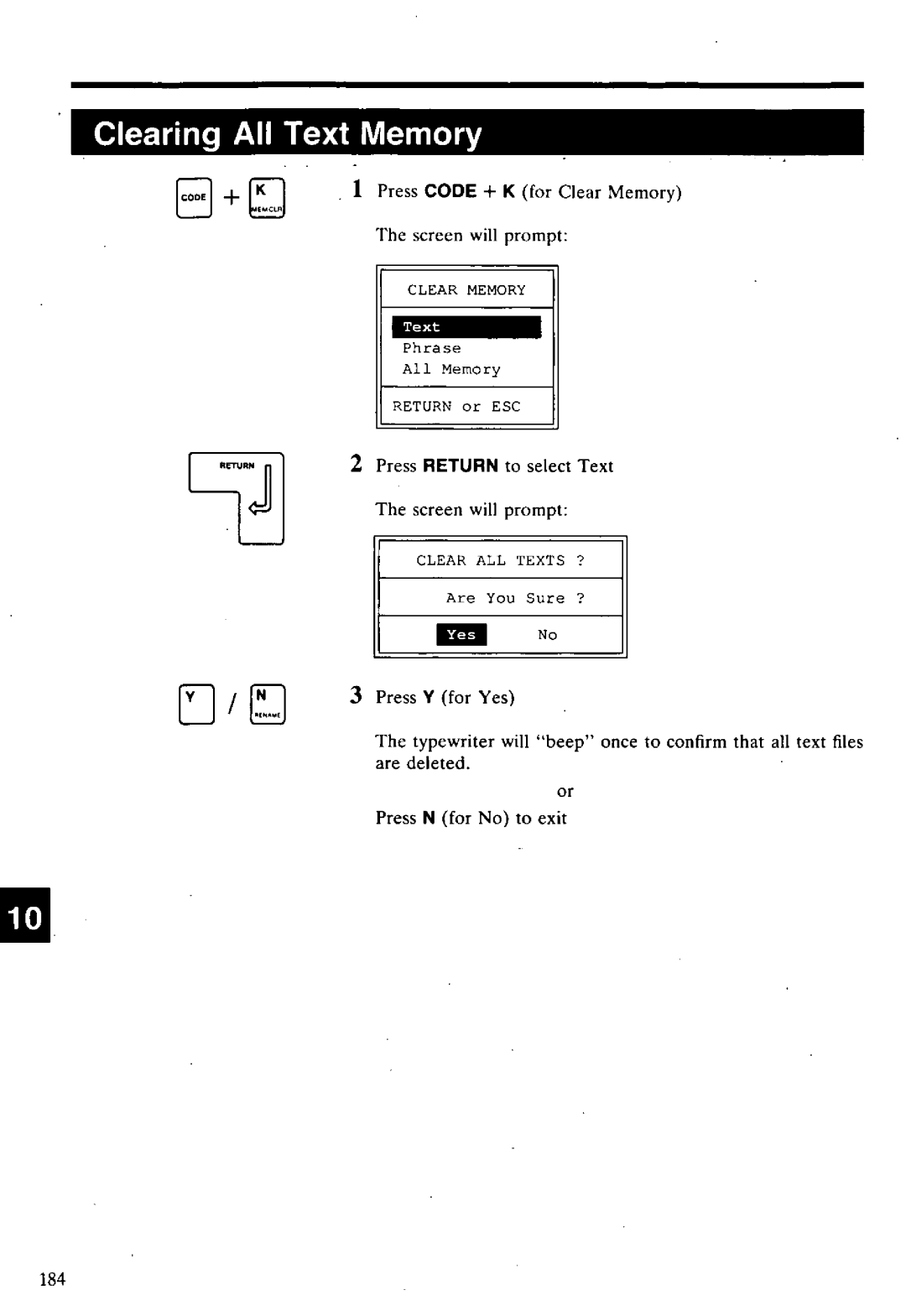 Panasonic KX-E2500 manual 