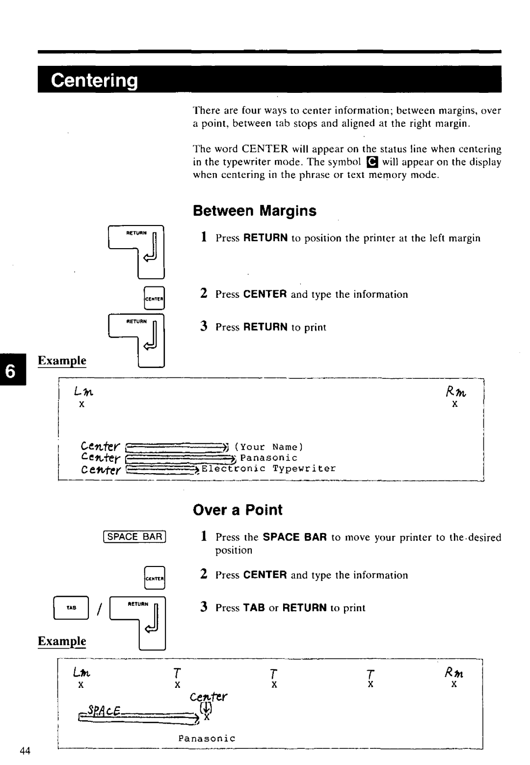 Panasonic KX-E2500 manual 