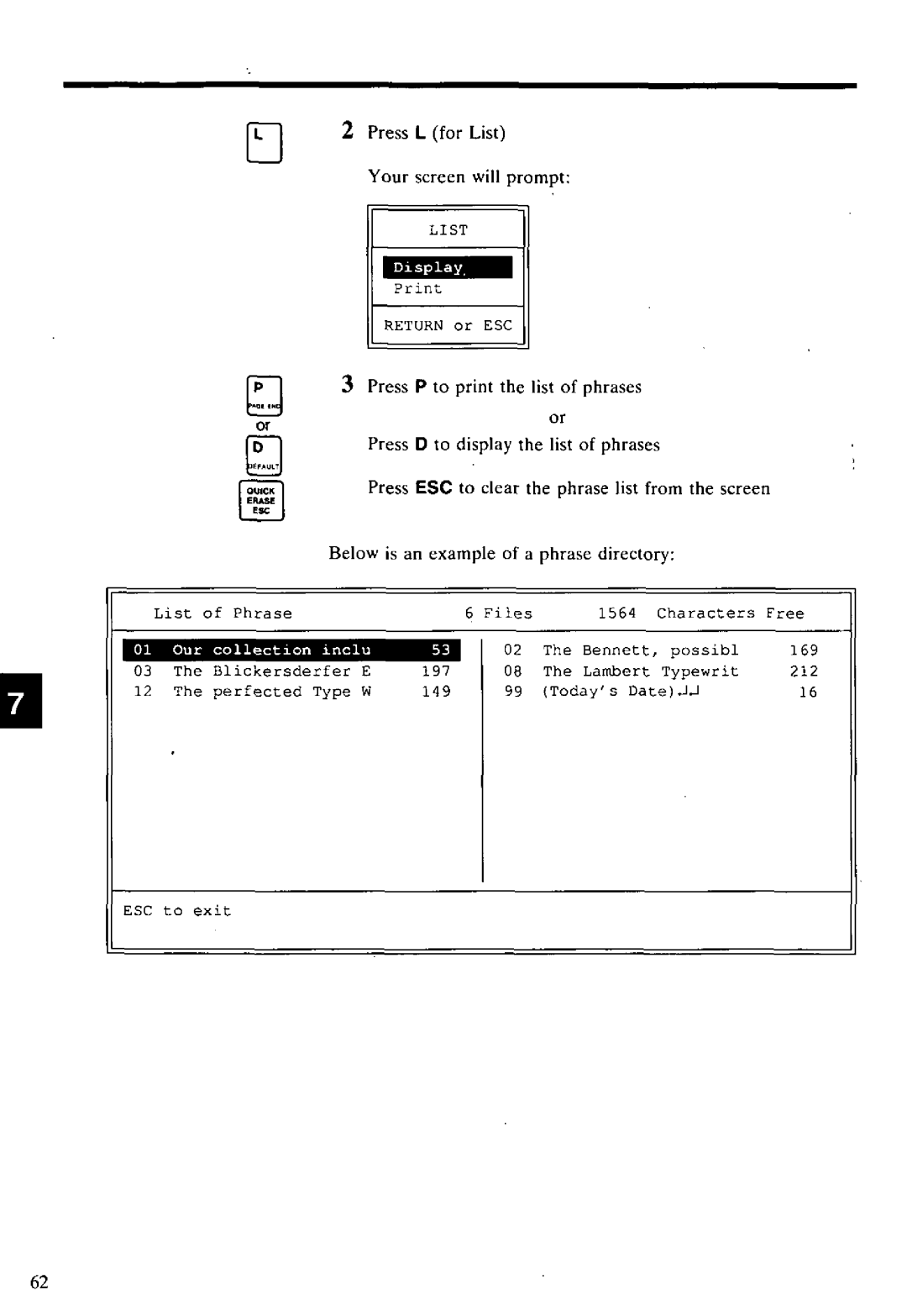 Panasonic KX-E2500 manual 