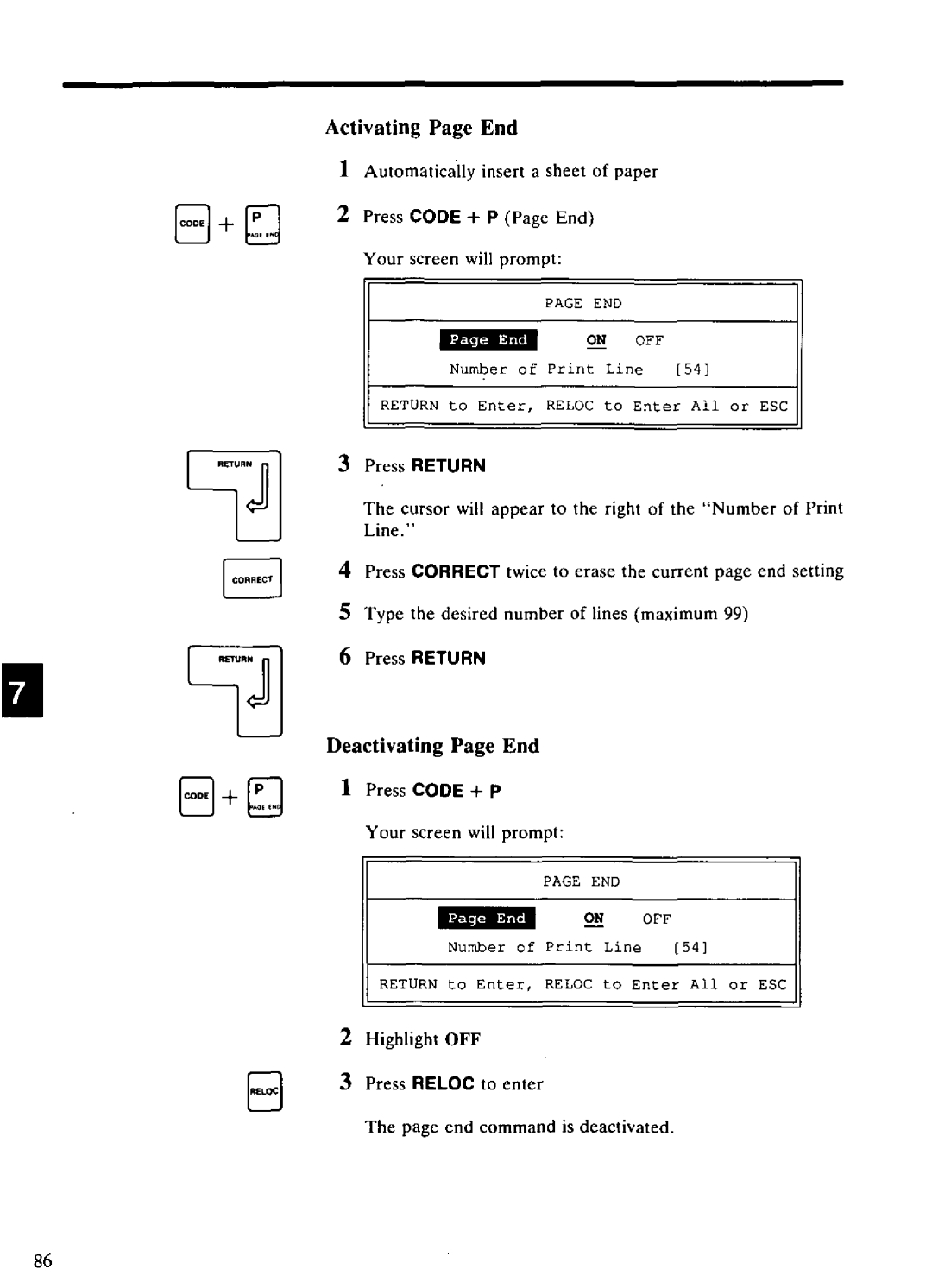 Panasonic KX-E2500 manual 
