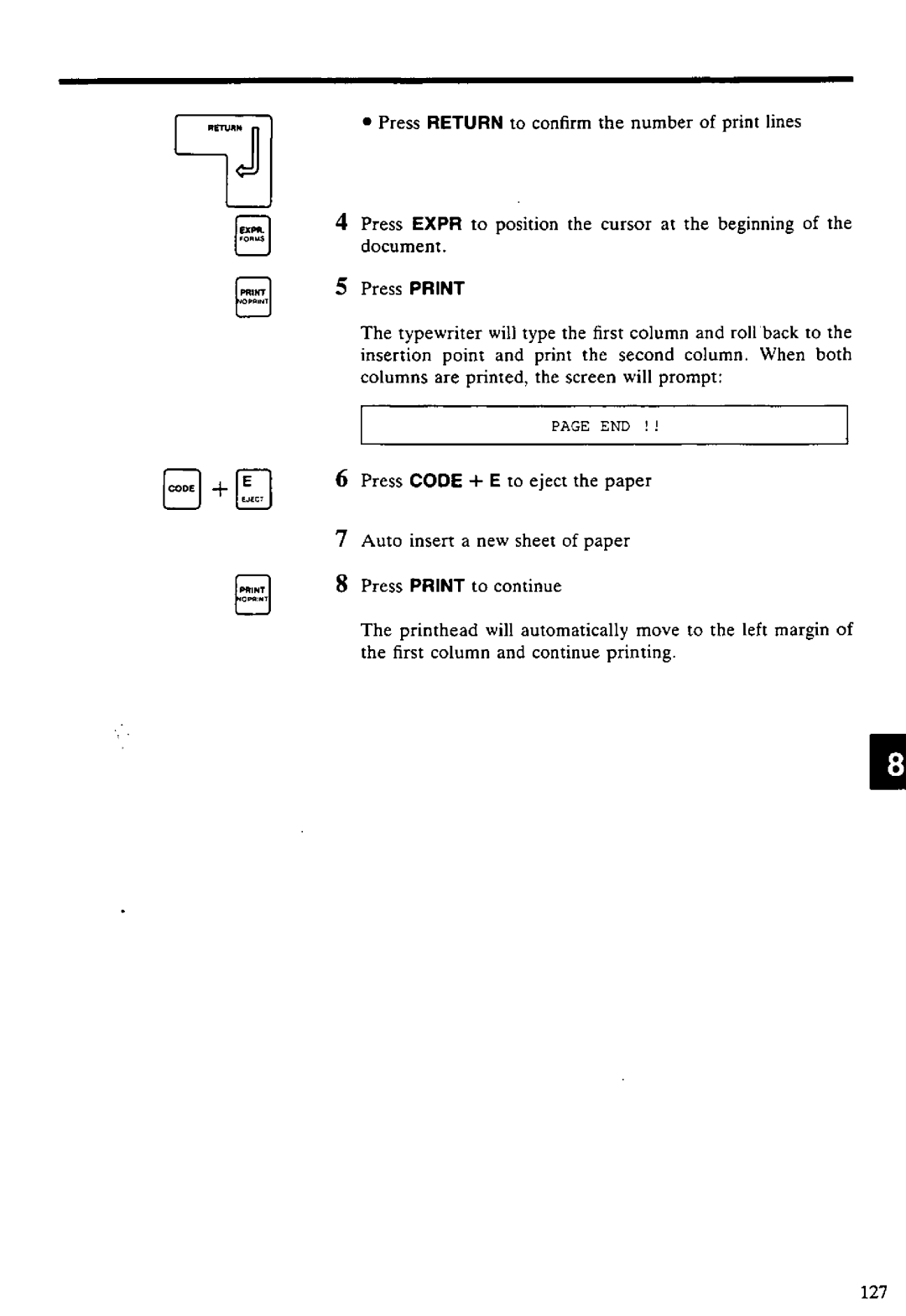 Panasonic KX-E4500 manual 