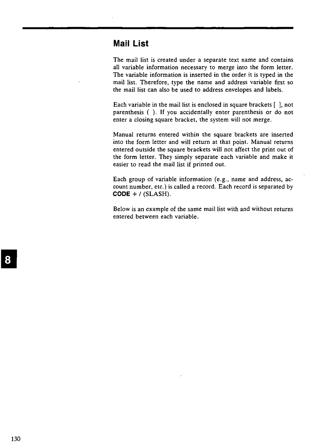 Panasonic KX-E4500 manual 