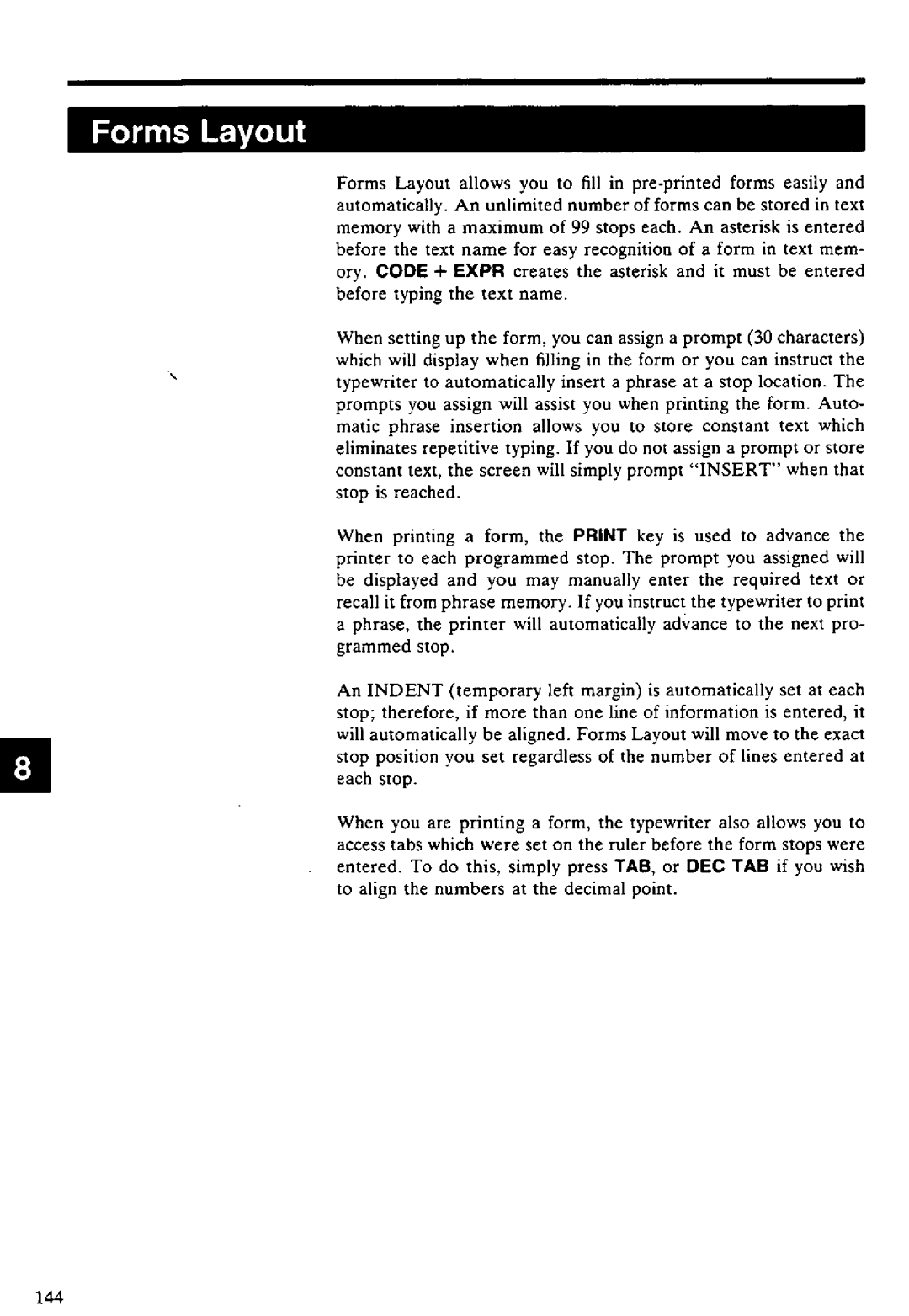 Panasonic KX-E4500 manual 