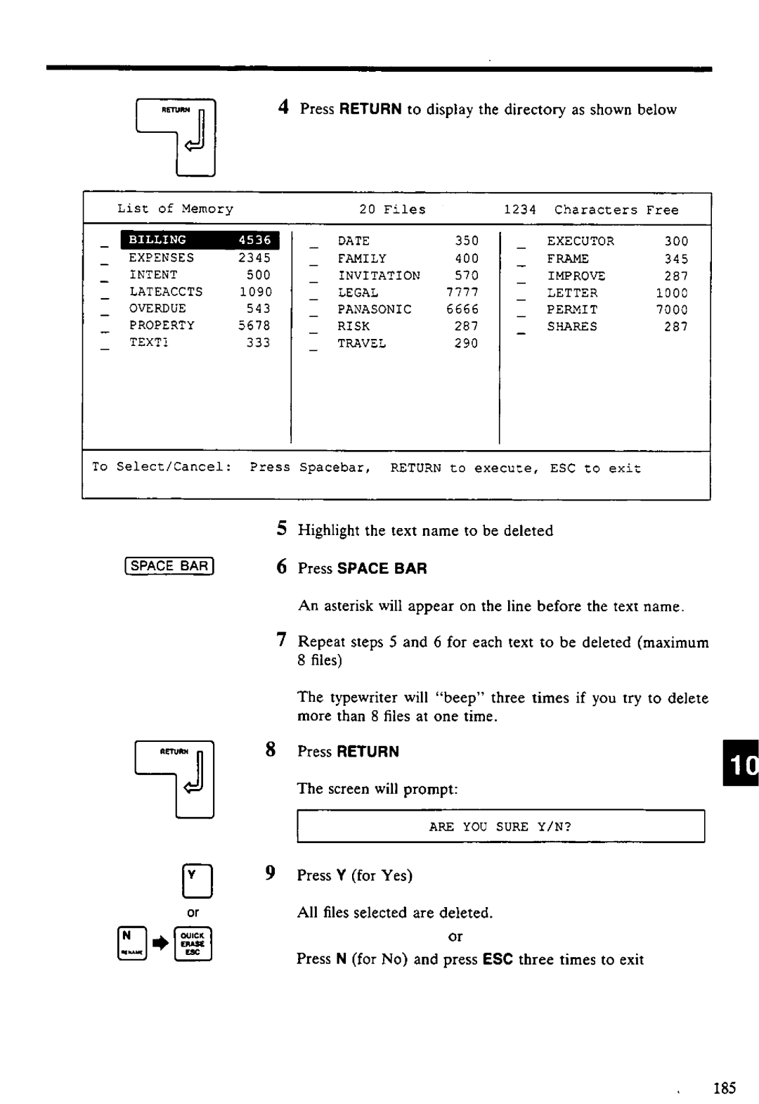 Panasonic KX-E4500 manual 