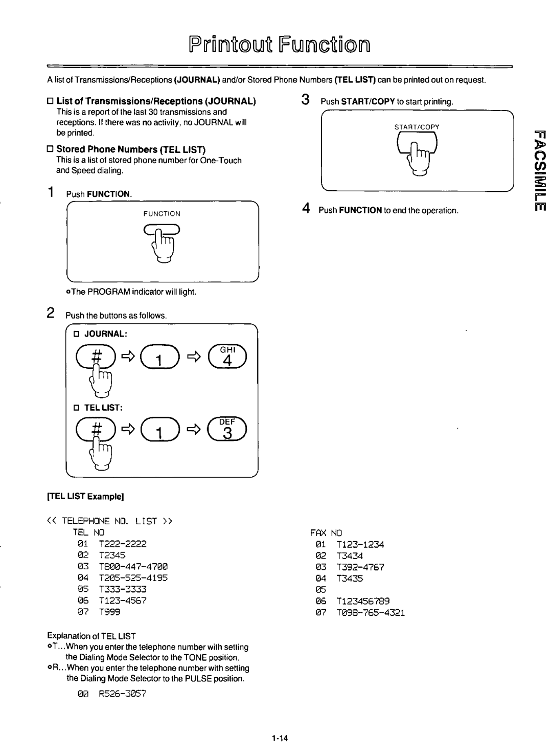 Panasonic KX-F100 manual 