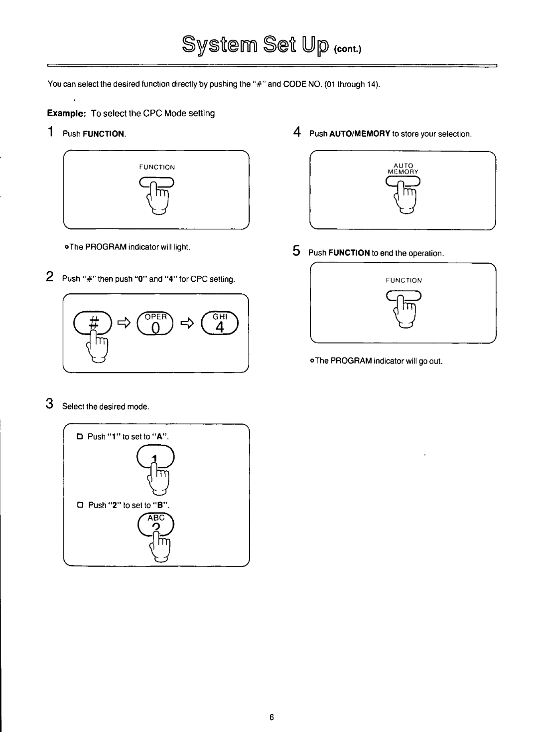 Panasonic KX-F100 manual 