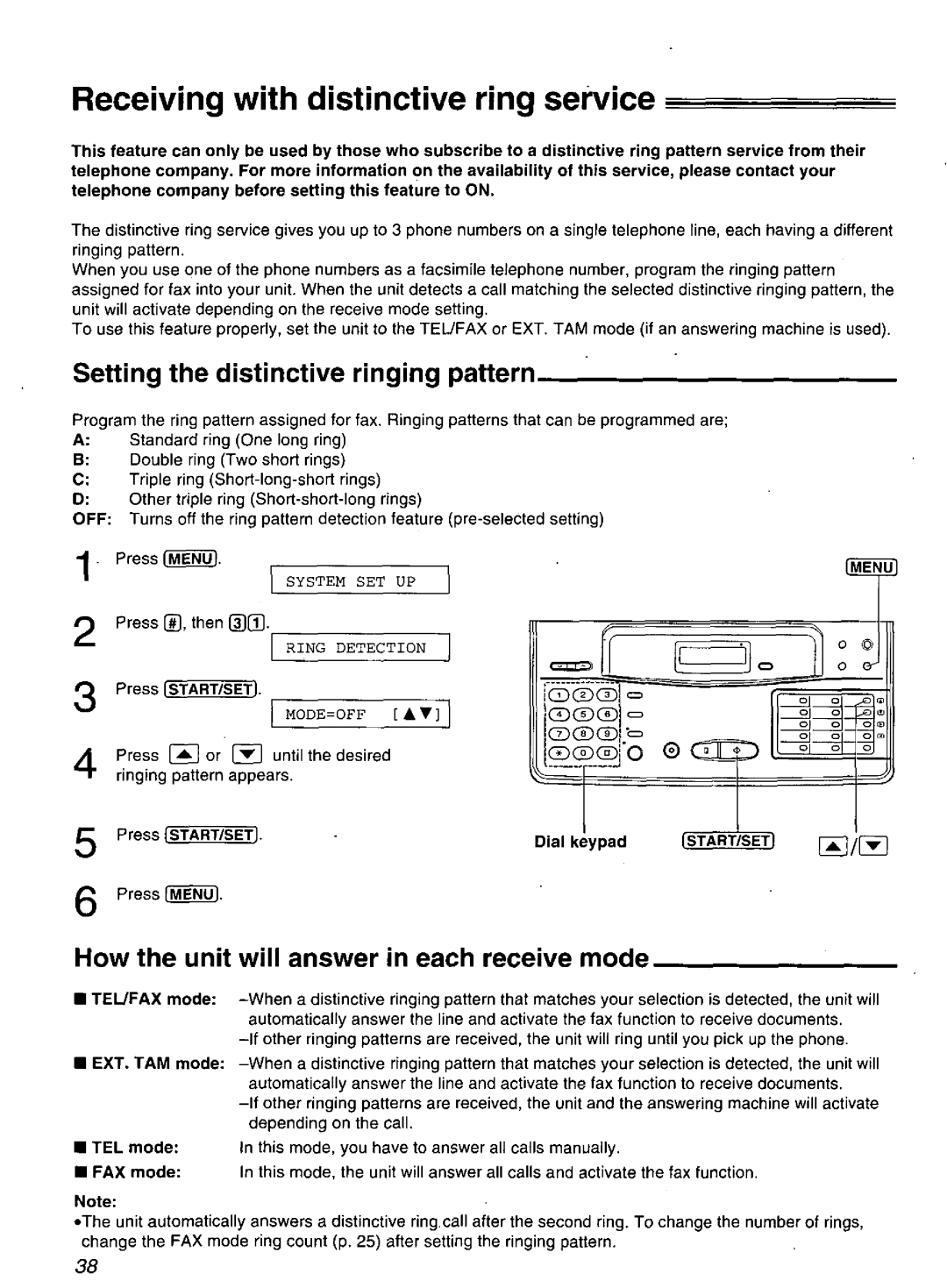 Panasonic KX-F1070 manual 