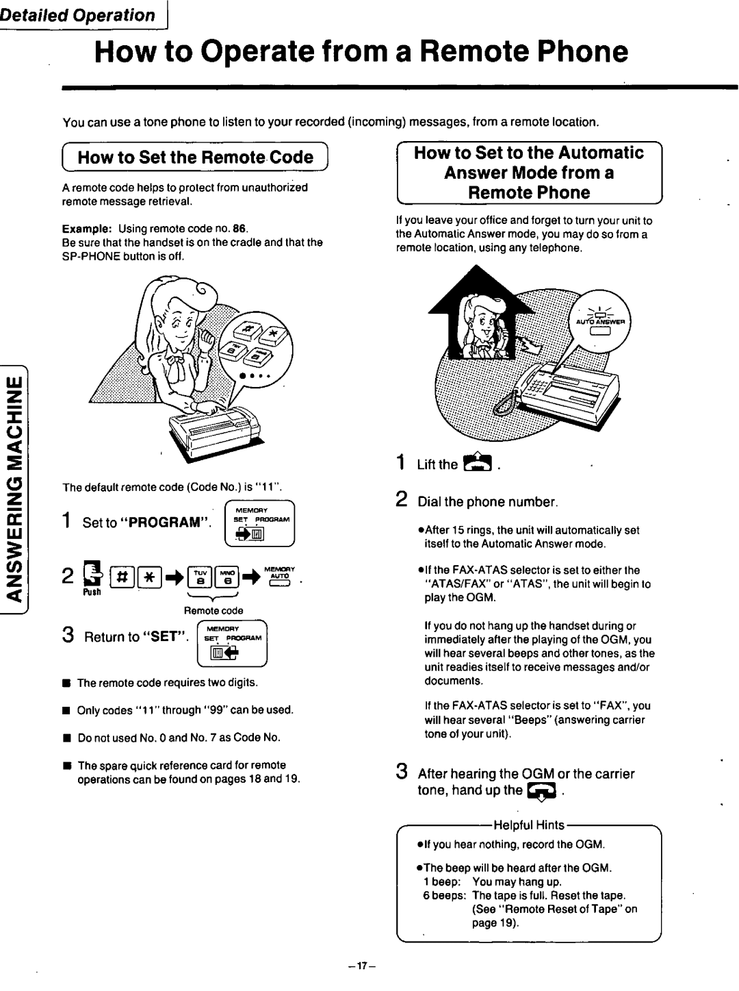 Panasonic KX-F115 manual 