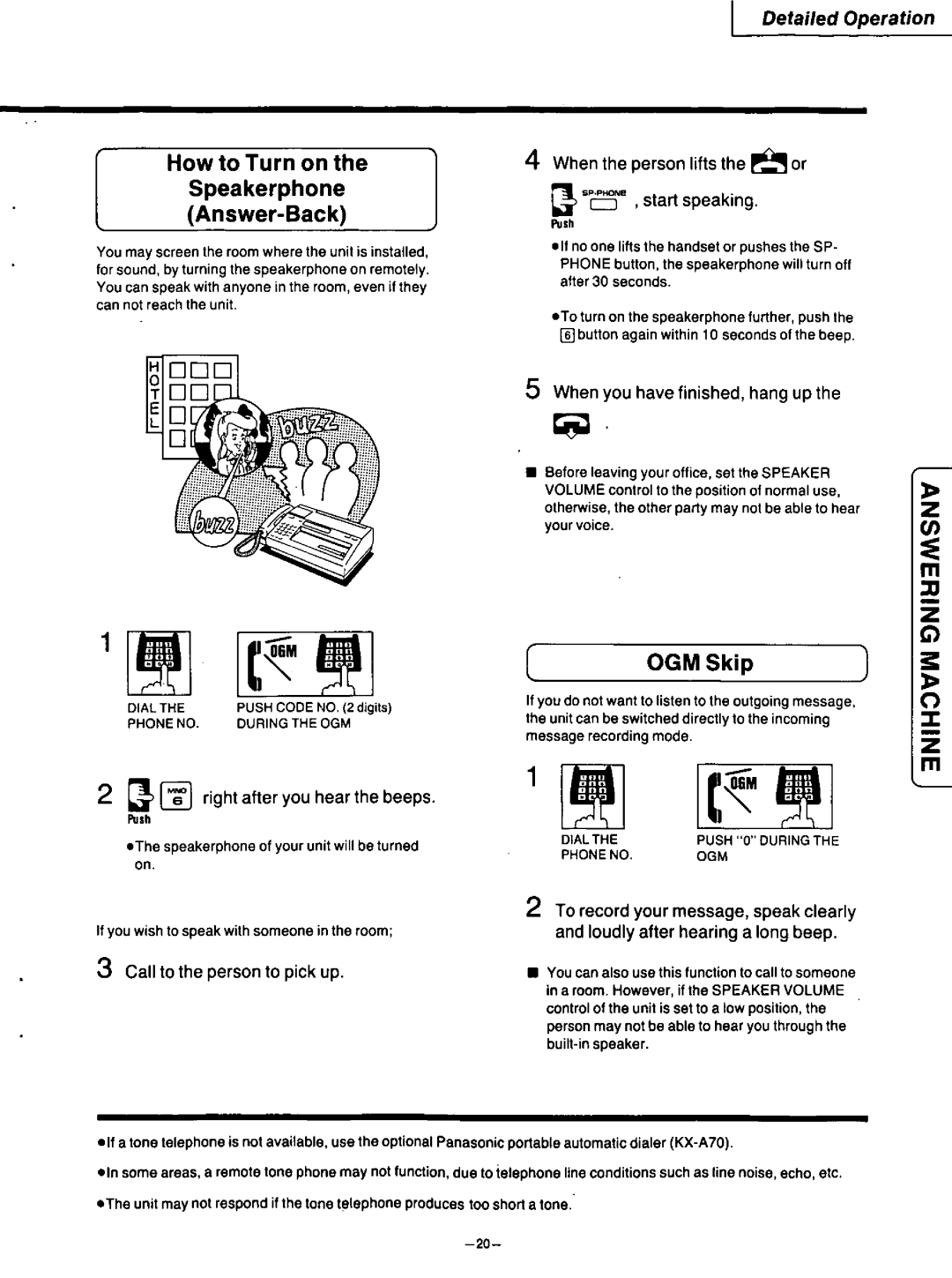 Panasonic KX-F115 manual 