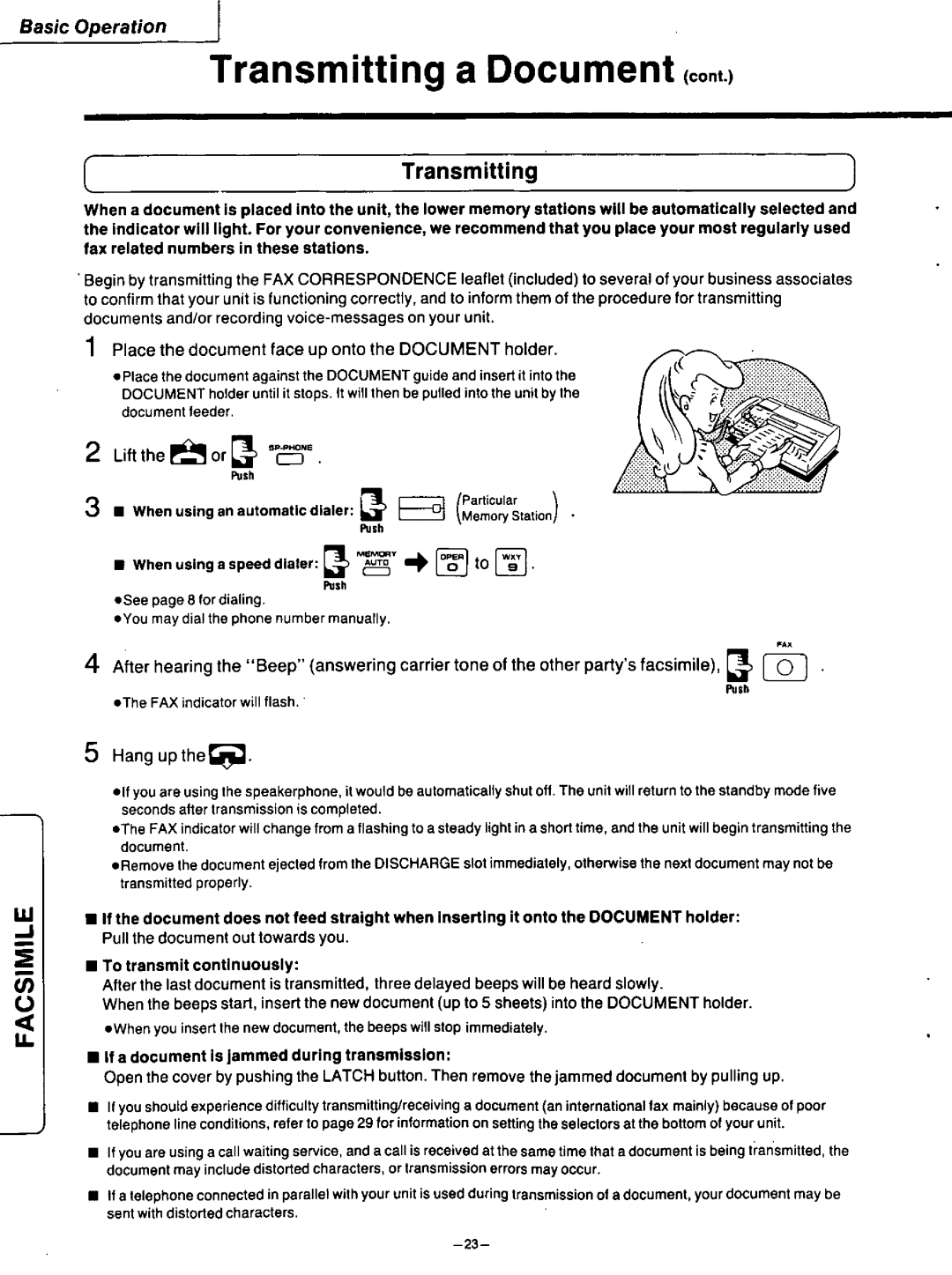 Panasonic KX-F115 manual 