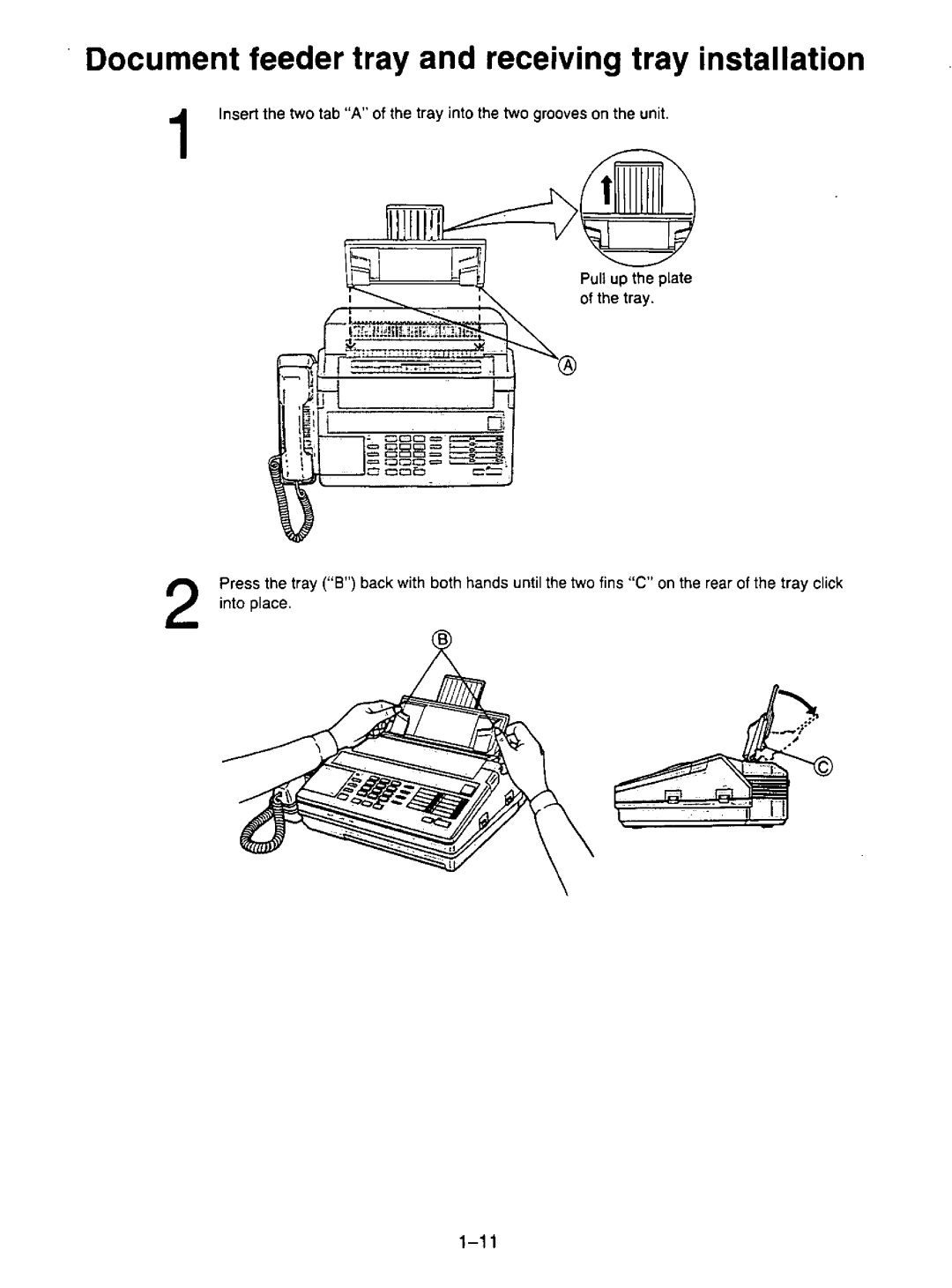 Panasonic KX-F195 manual 