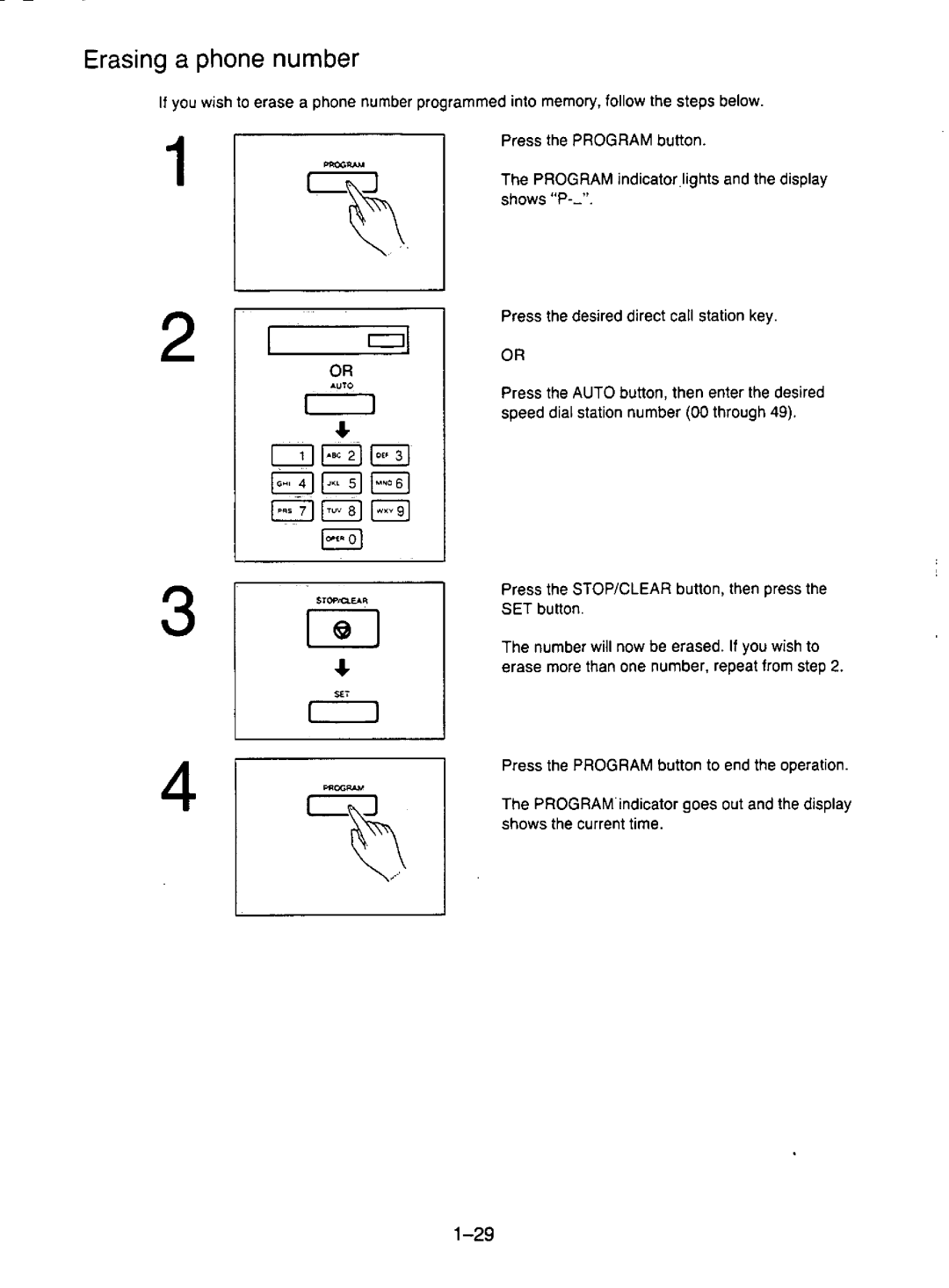 Panasonic KX-F195 manual 