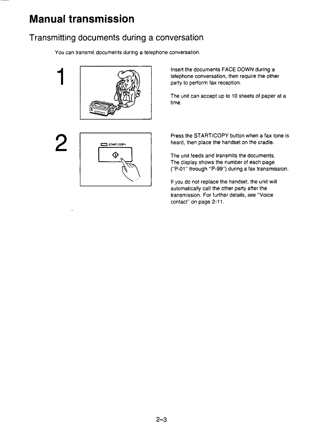 Panasonic KX-F195 manual 