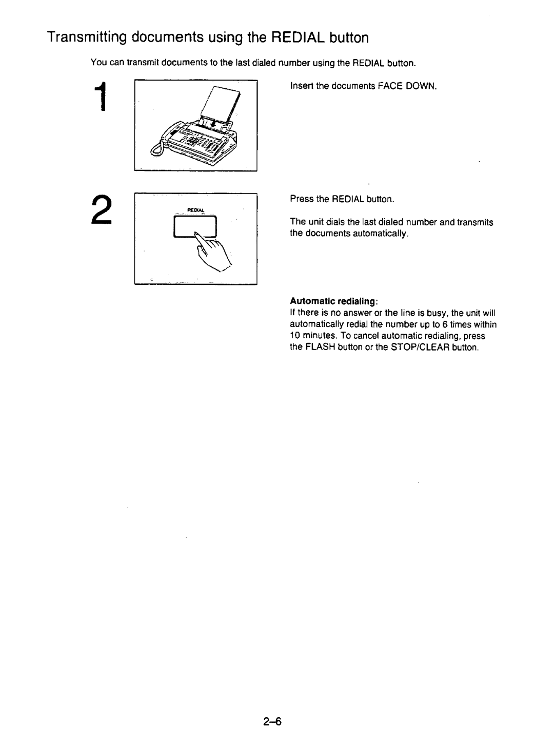 Panasonic KX-F195 manual 