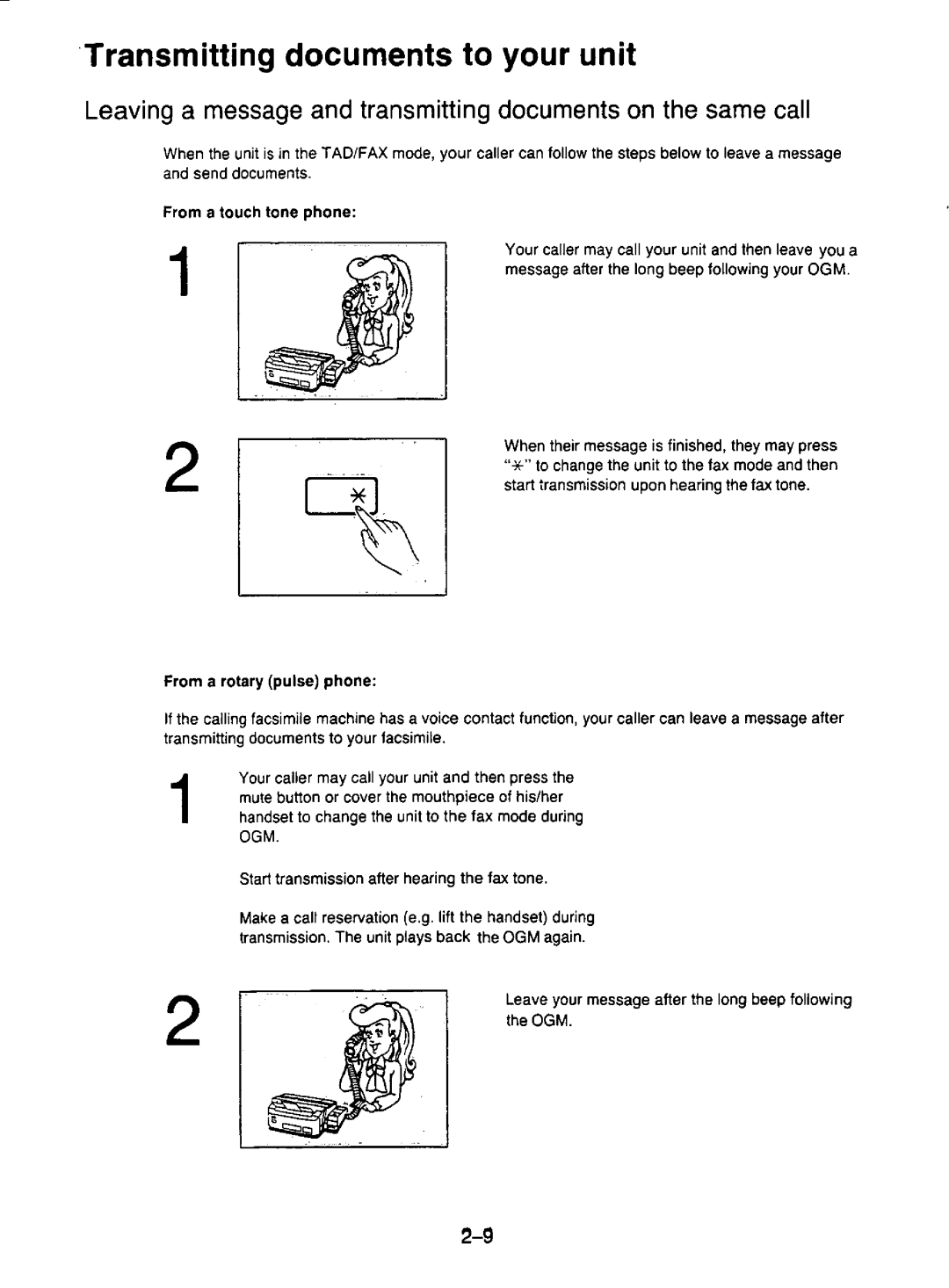 Panasonic KX-F195 manual 