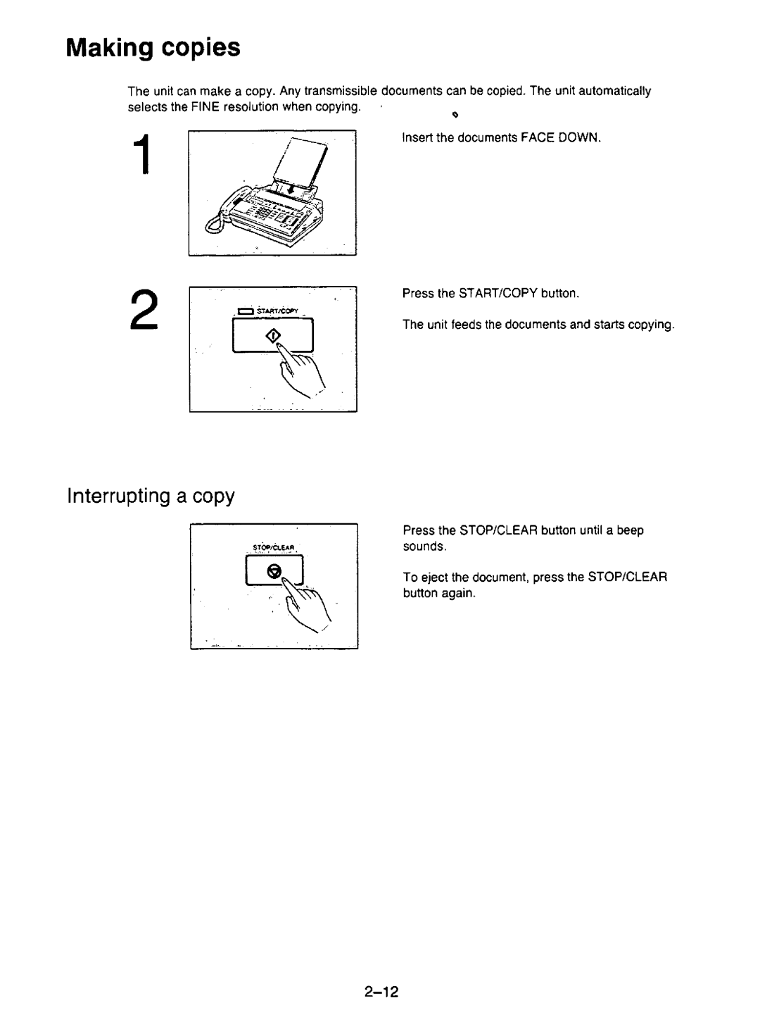 Panasonic KX-F195 manual 