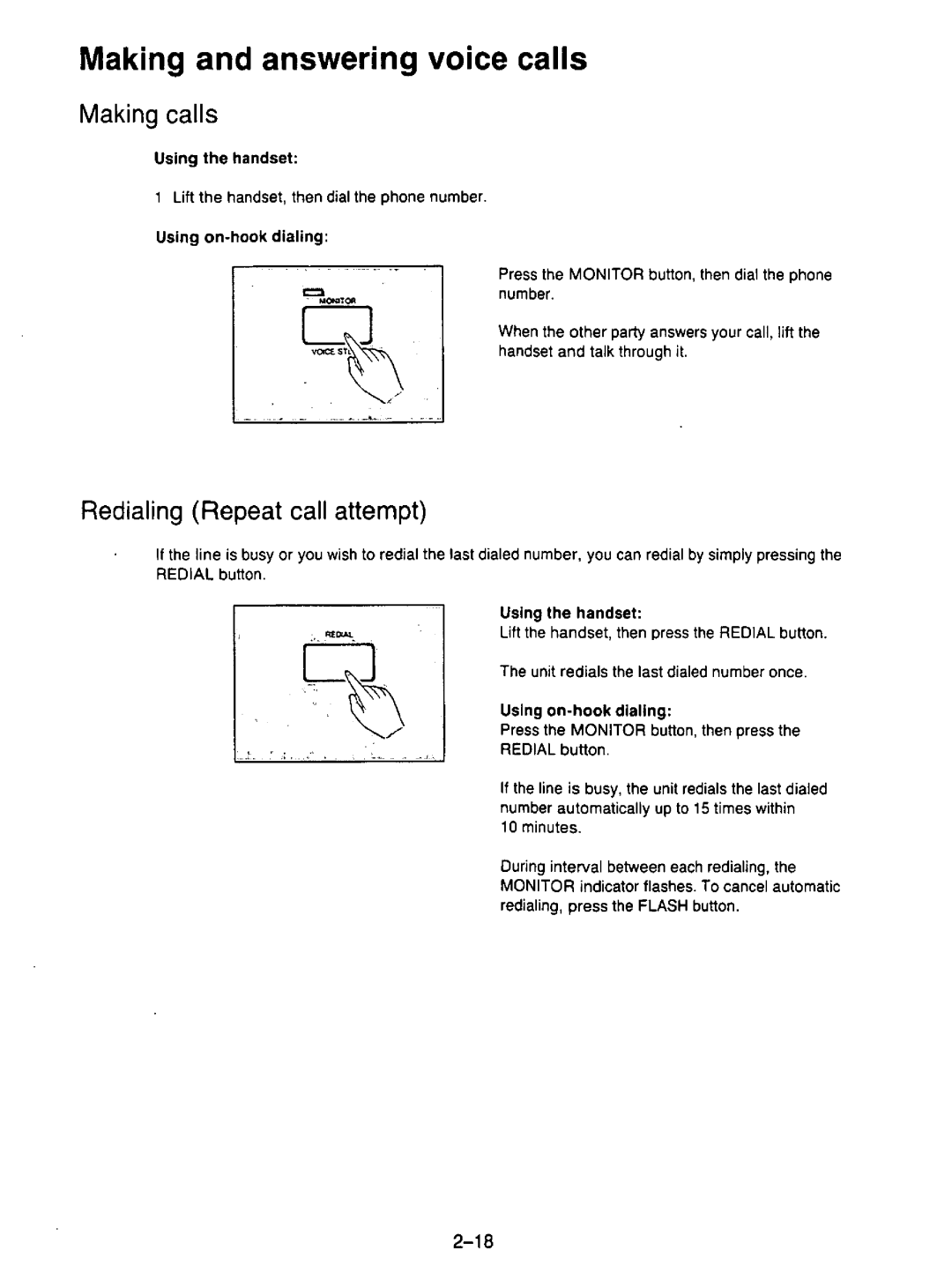 Panasonic KX-F195 manual 