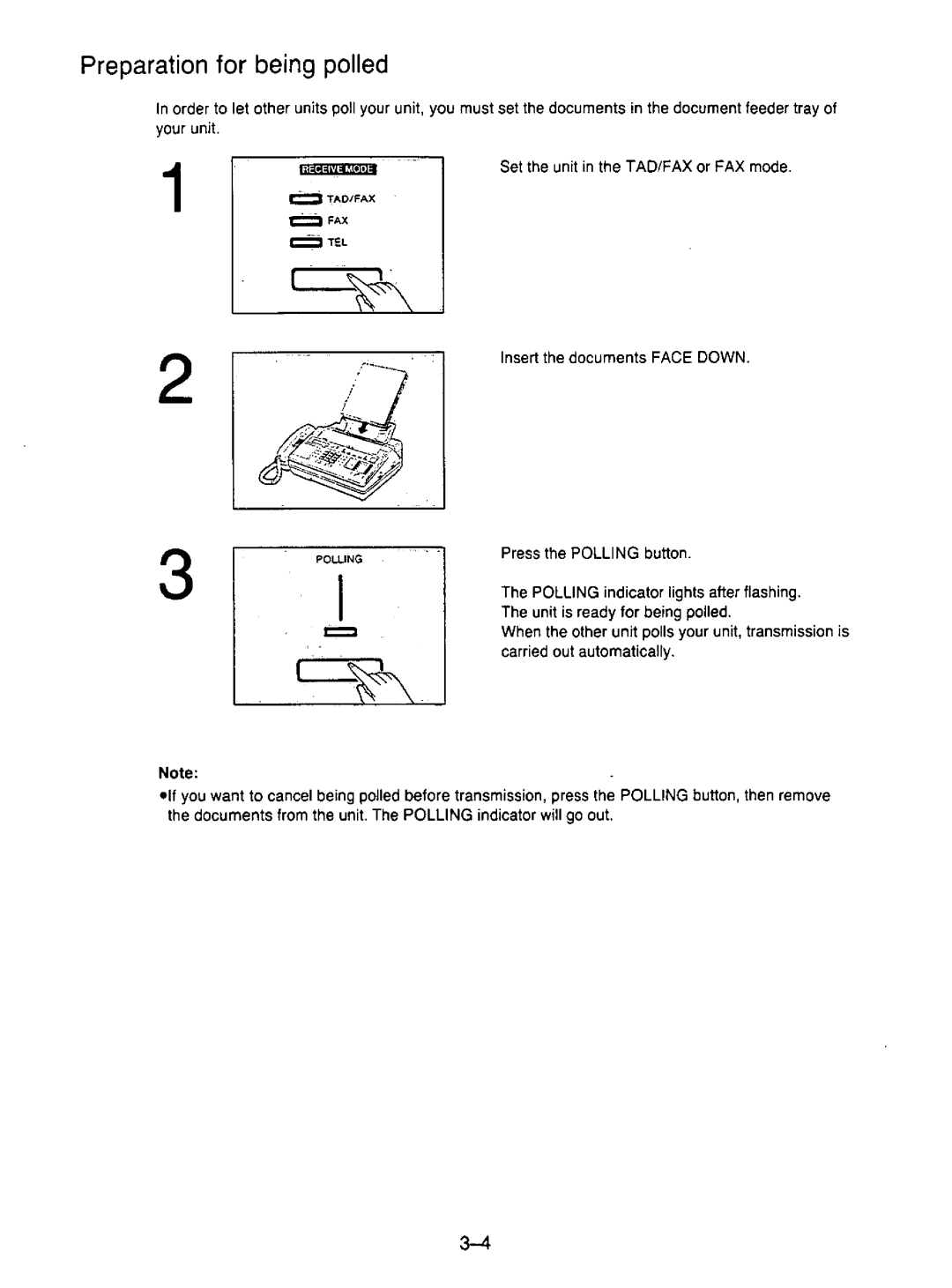 Panasonic KX-F195 manual 