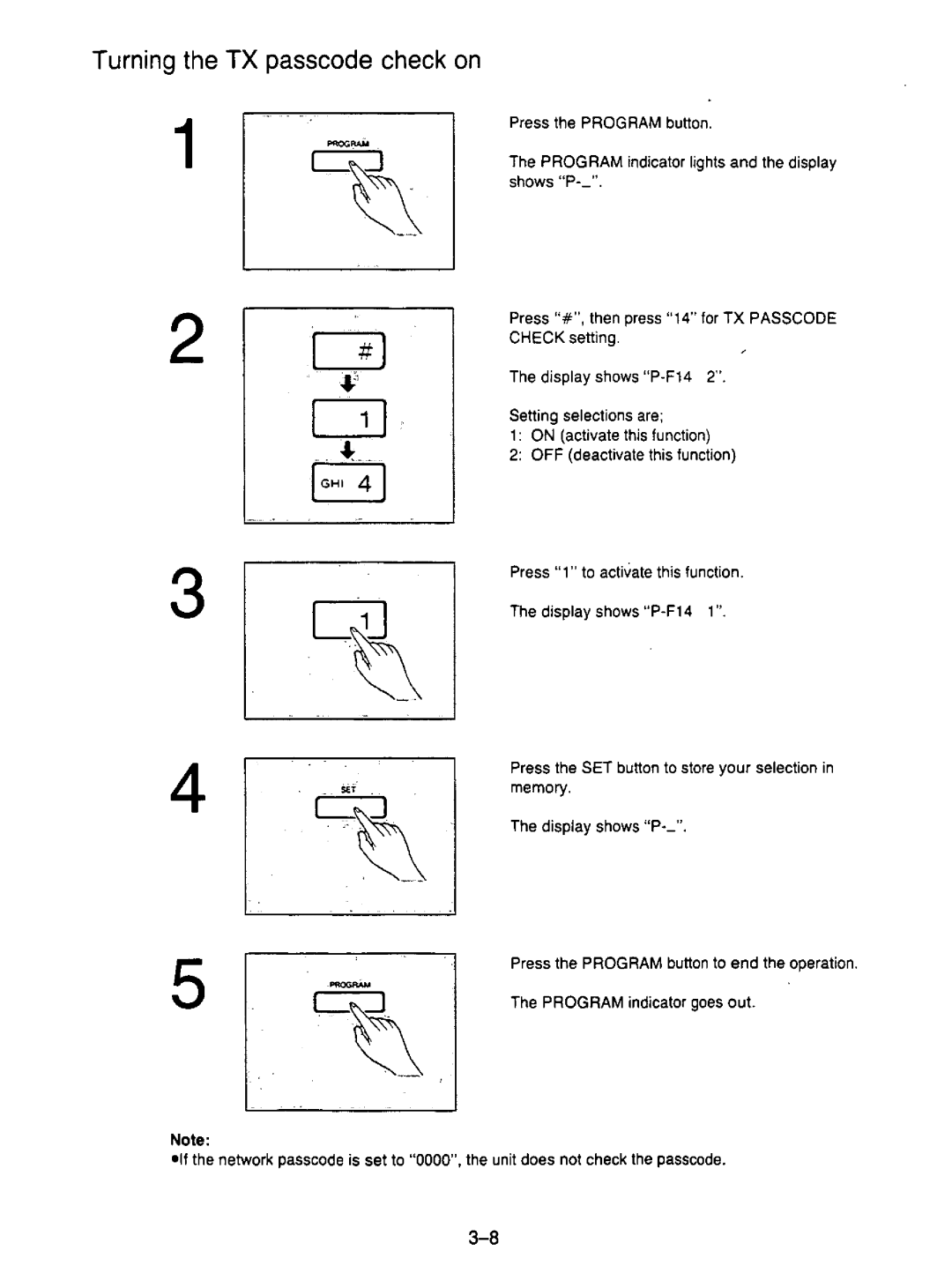 Panasonic KX-F195 manual 