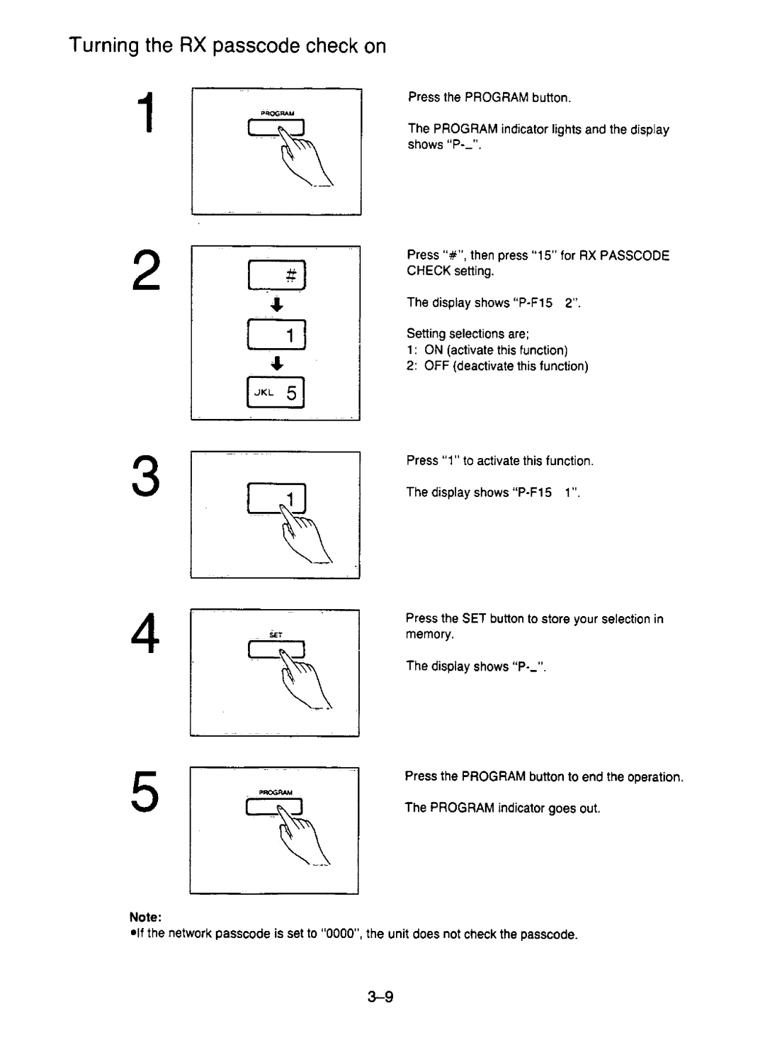 Panasonic KX-F195 manual 