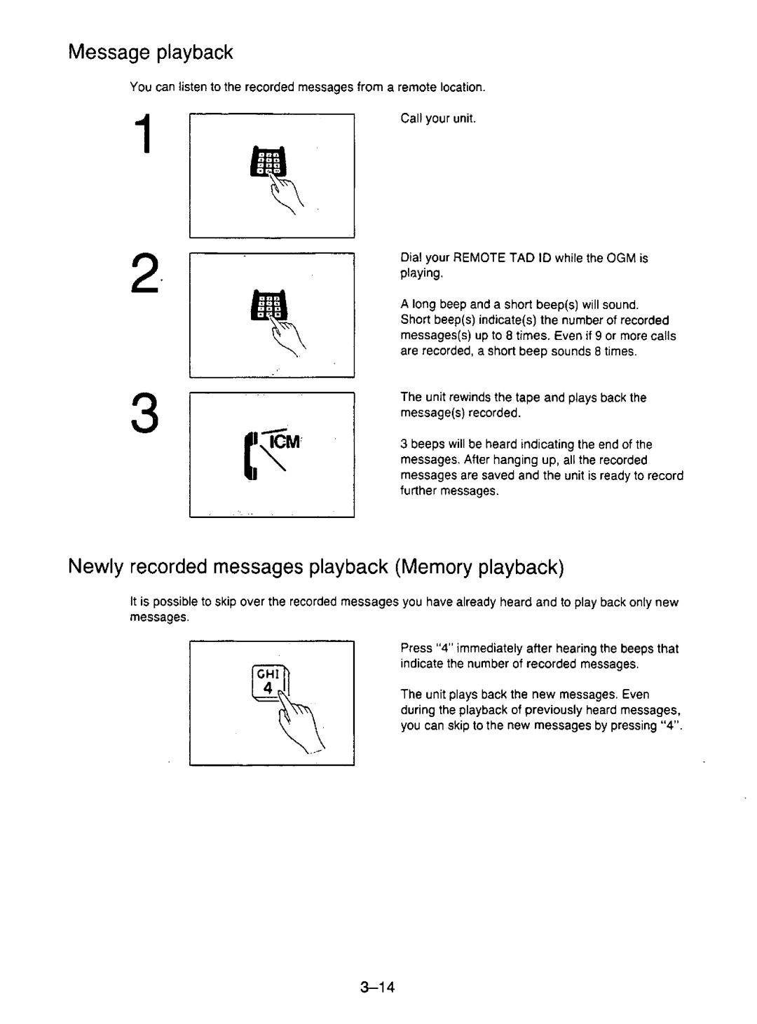 Panasonic KX-F195 manual 