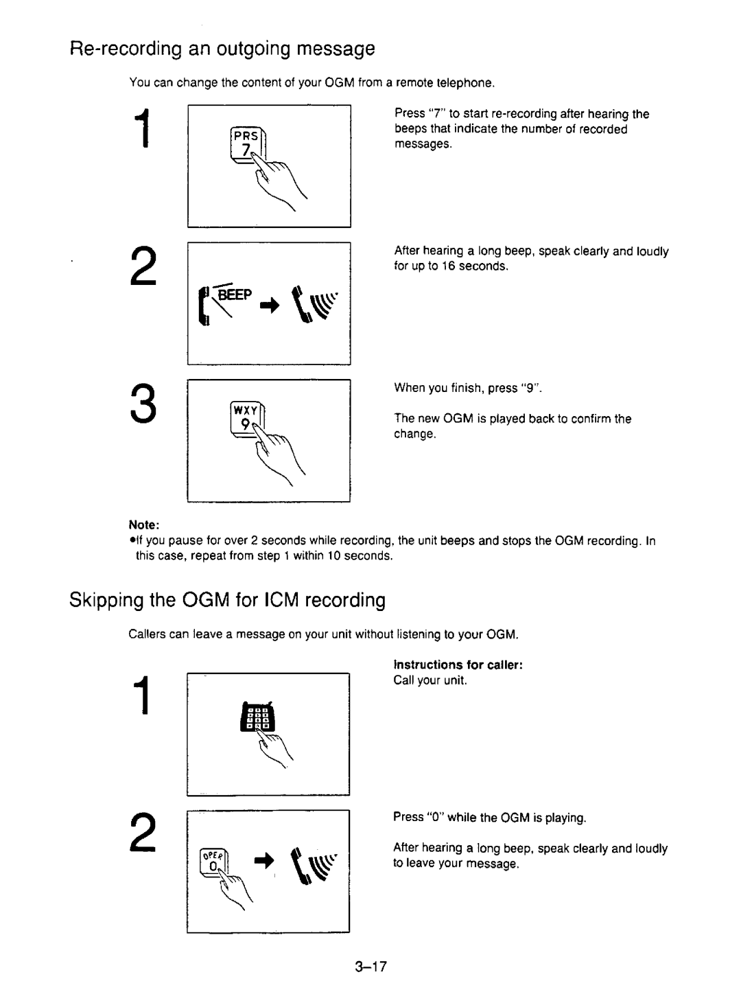 Panasonic KX-F195 manual 