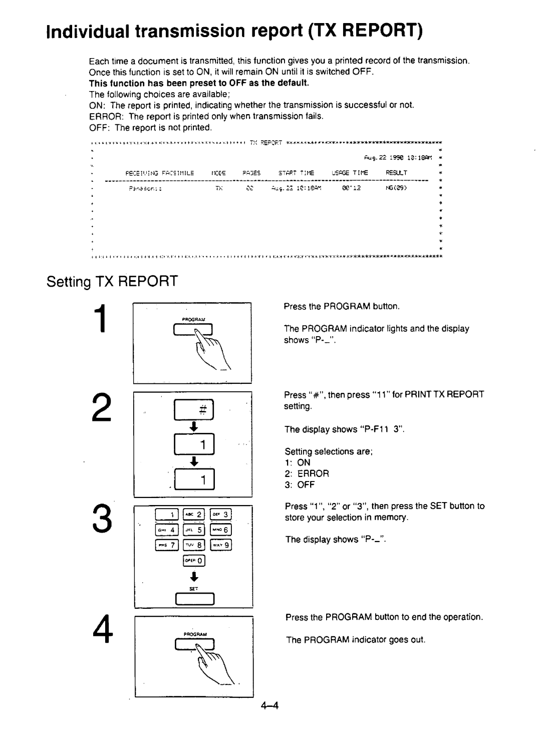 Panasonic KX-F195 manual 