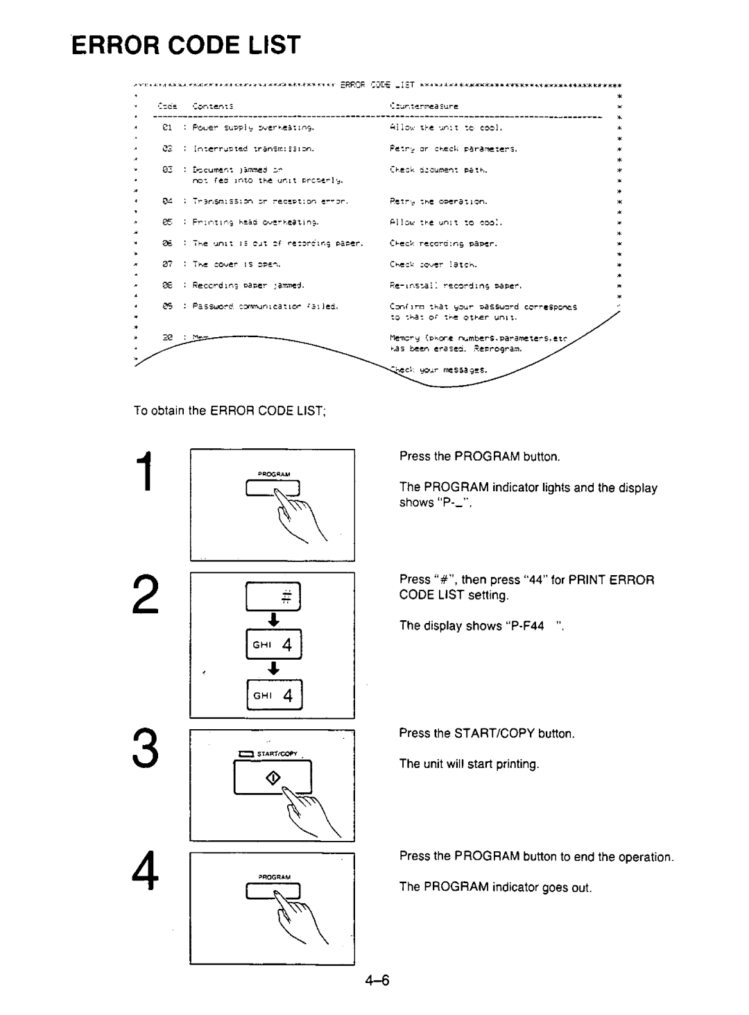 Panasonic KX-F195 manual 