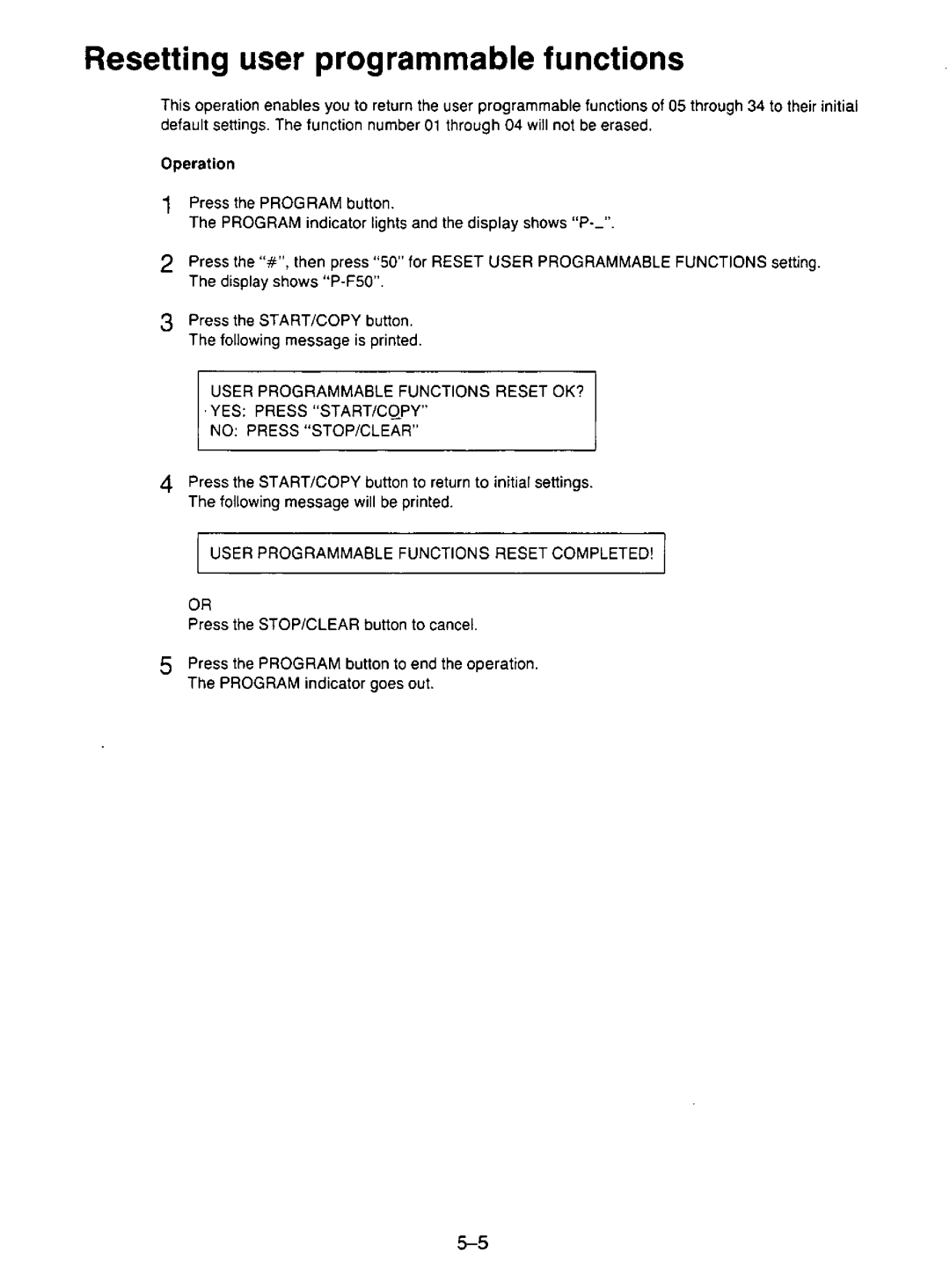 Panasonic KX-F195 manual 