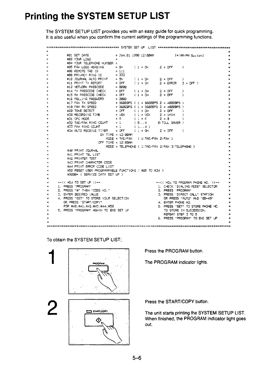 Panasonic KX-F195 manual 