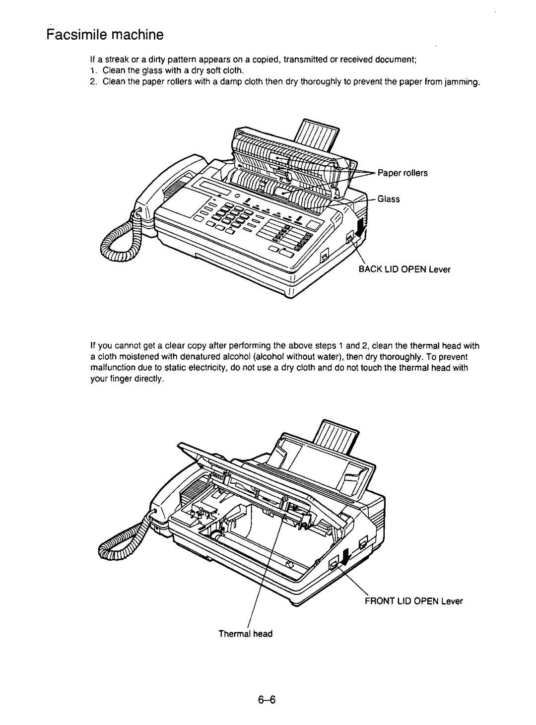 Panasonic KX-F195 manual 