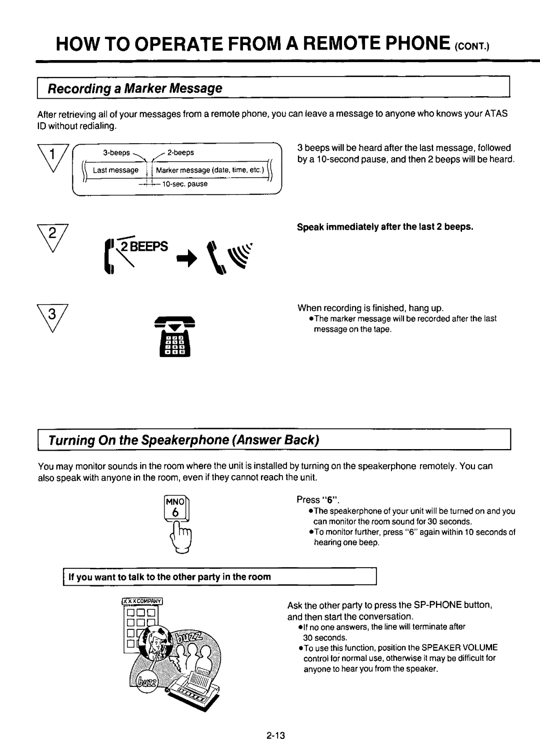 Panasonic KX-F220 manual 