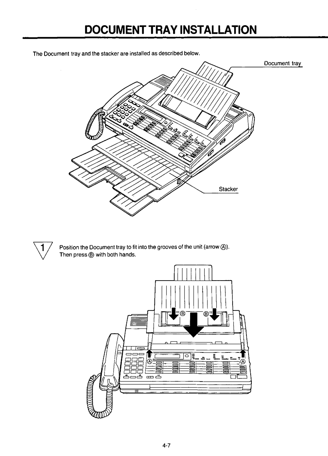 Panasonic KX-F220 manual 