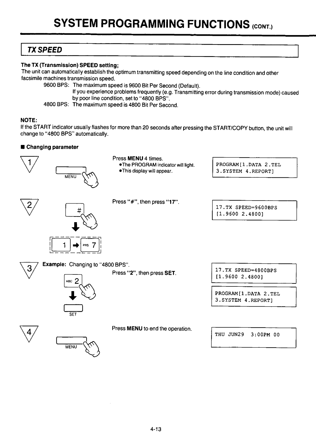 Panasonic KX-F220 manual 