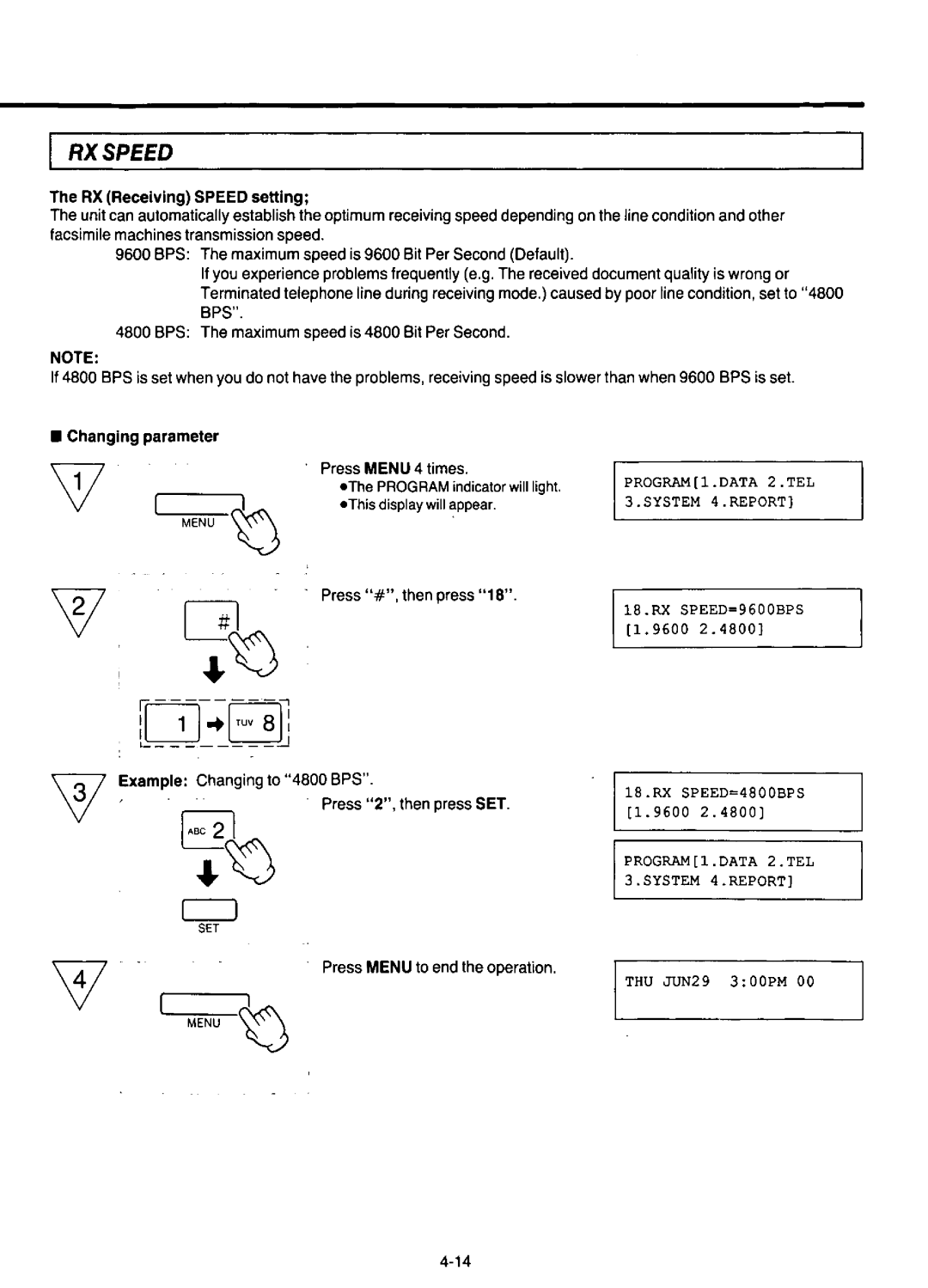 Panasonic KX-F220 manual 