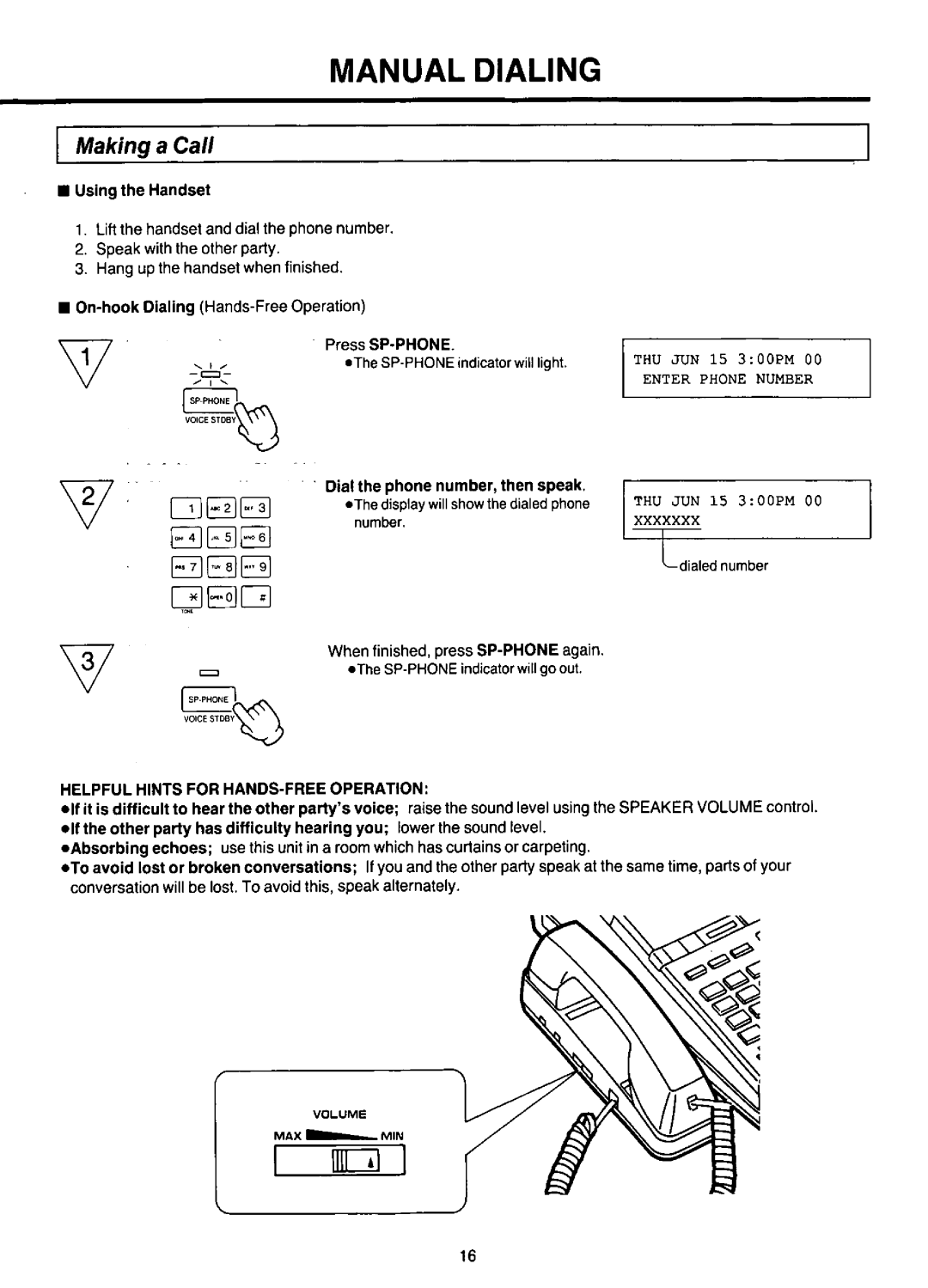 Panasonic KX-F220 manual 