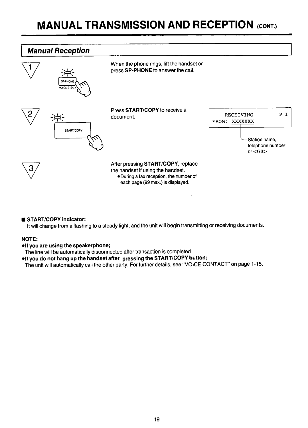 Panasonic KX-F220 manual 