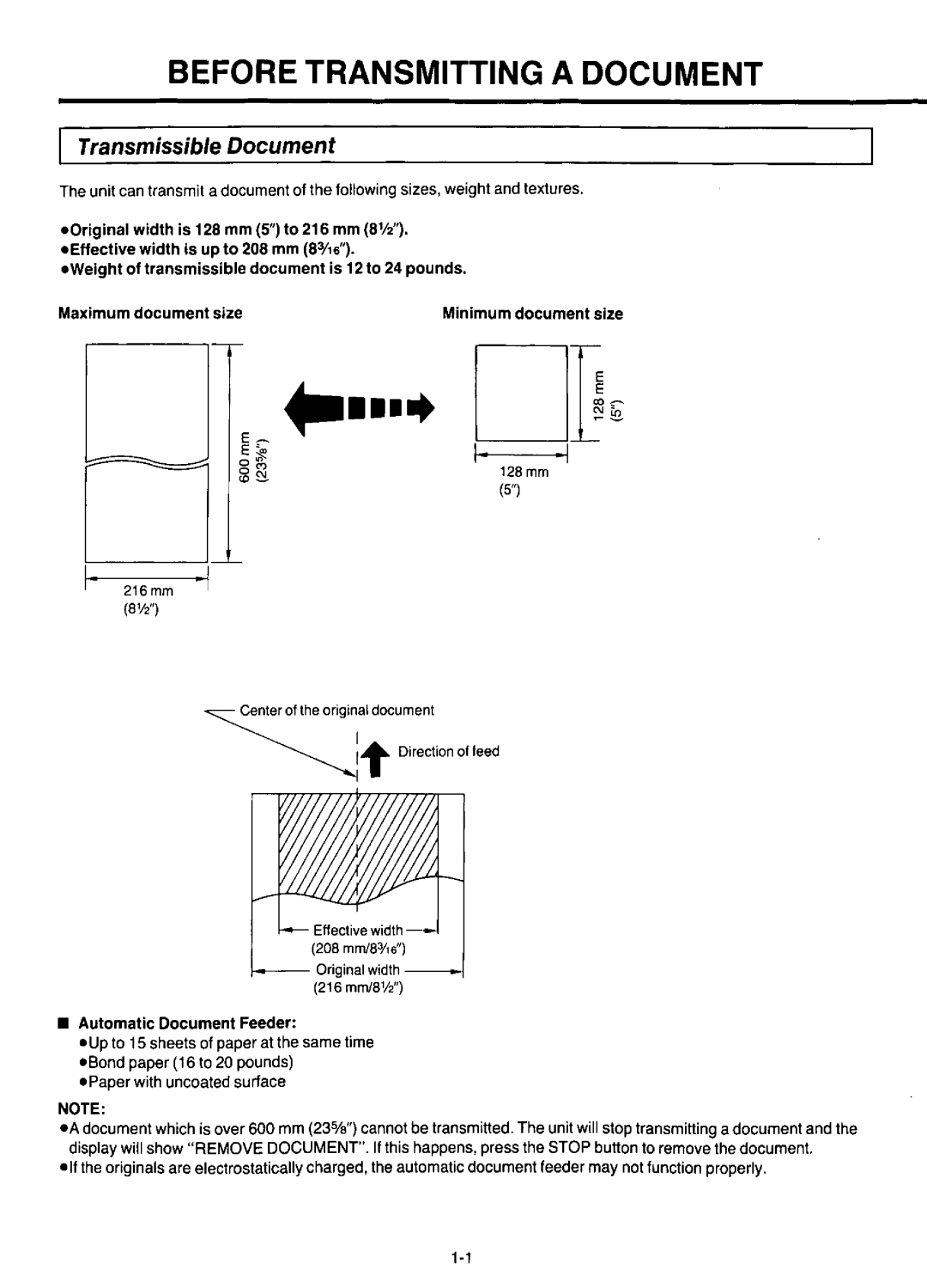 Panasonic KX-F220 manual 