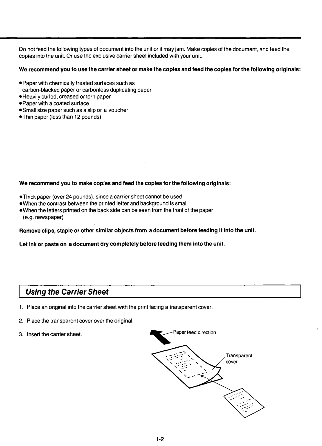 Panasonic KX-F220 manual 