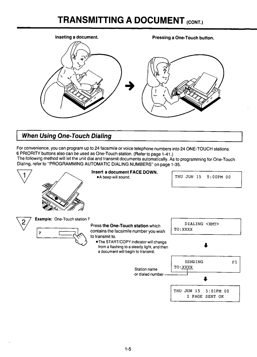 Panasonic KX-F220 manual 