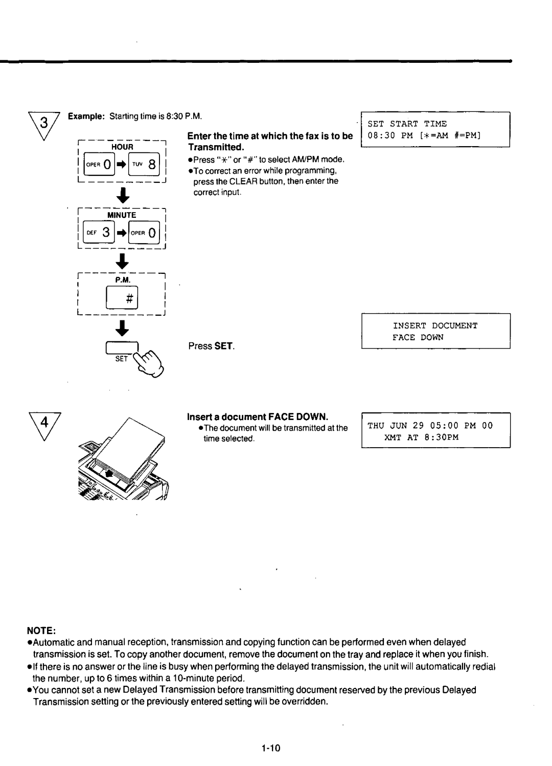 Panasonic KX-F220 manual 